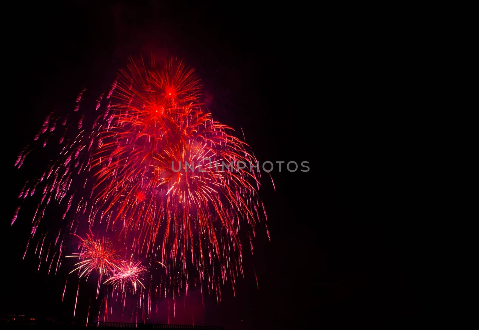 Fireworks display night - London, United Kingdom