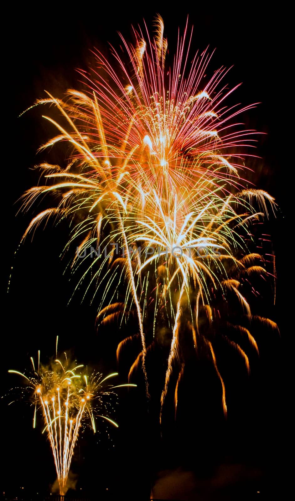 Fireworks display night - London, United Kingdom