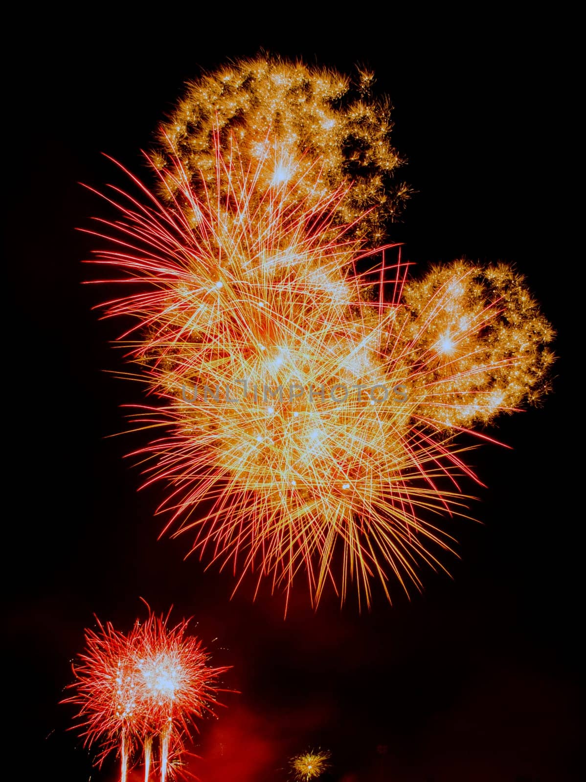 Fireworks display night - London, United Kingdom