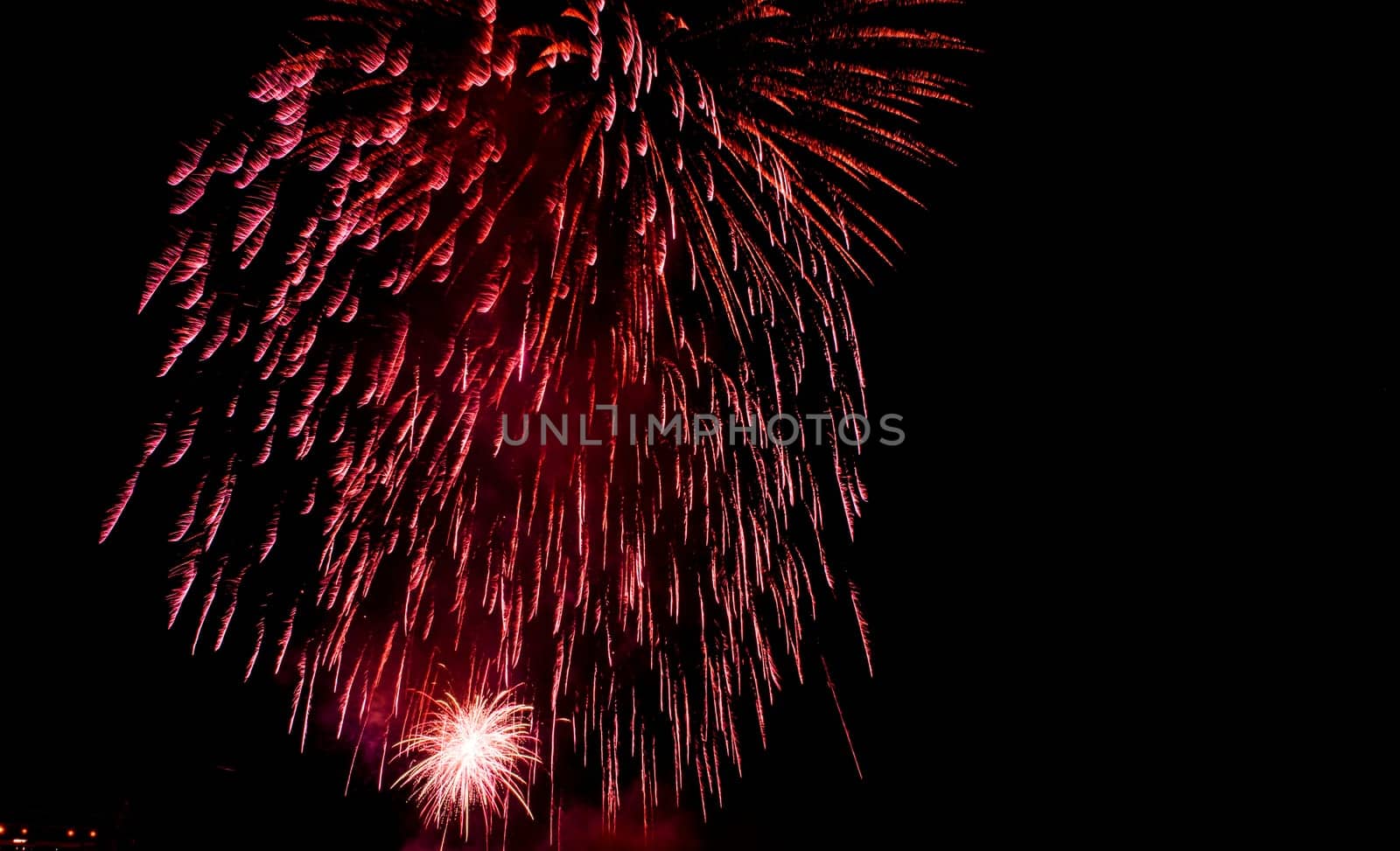 Fireworks display night - London, United Kingdom