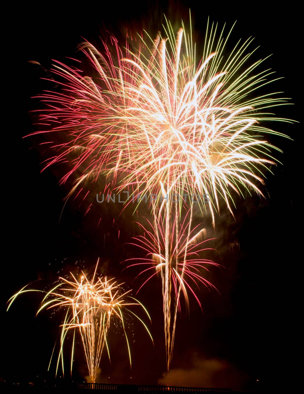 Fireworks display night - London, United Kingdom