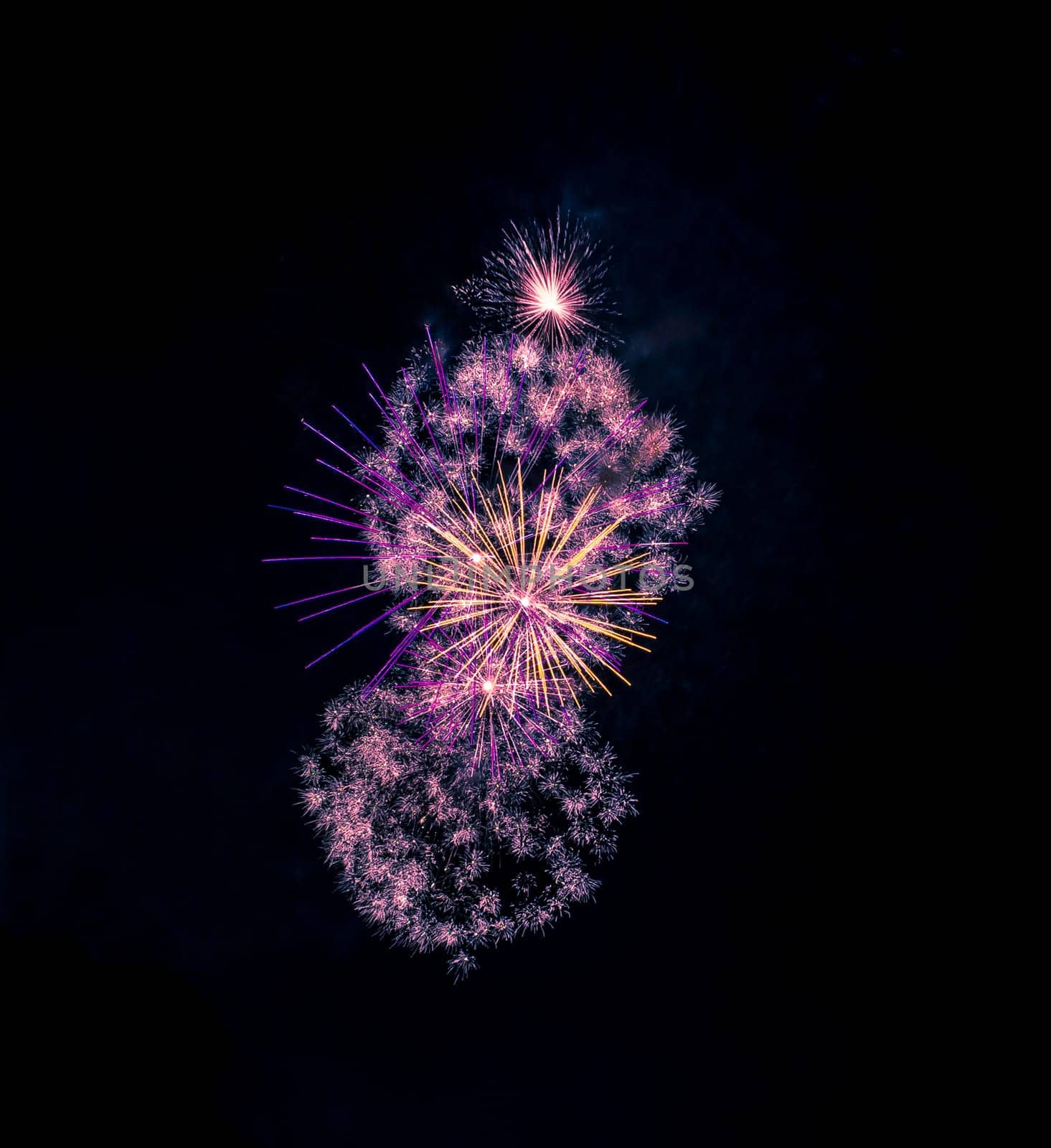 Fireworks display night - London, United Kingdom