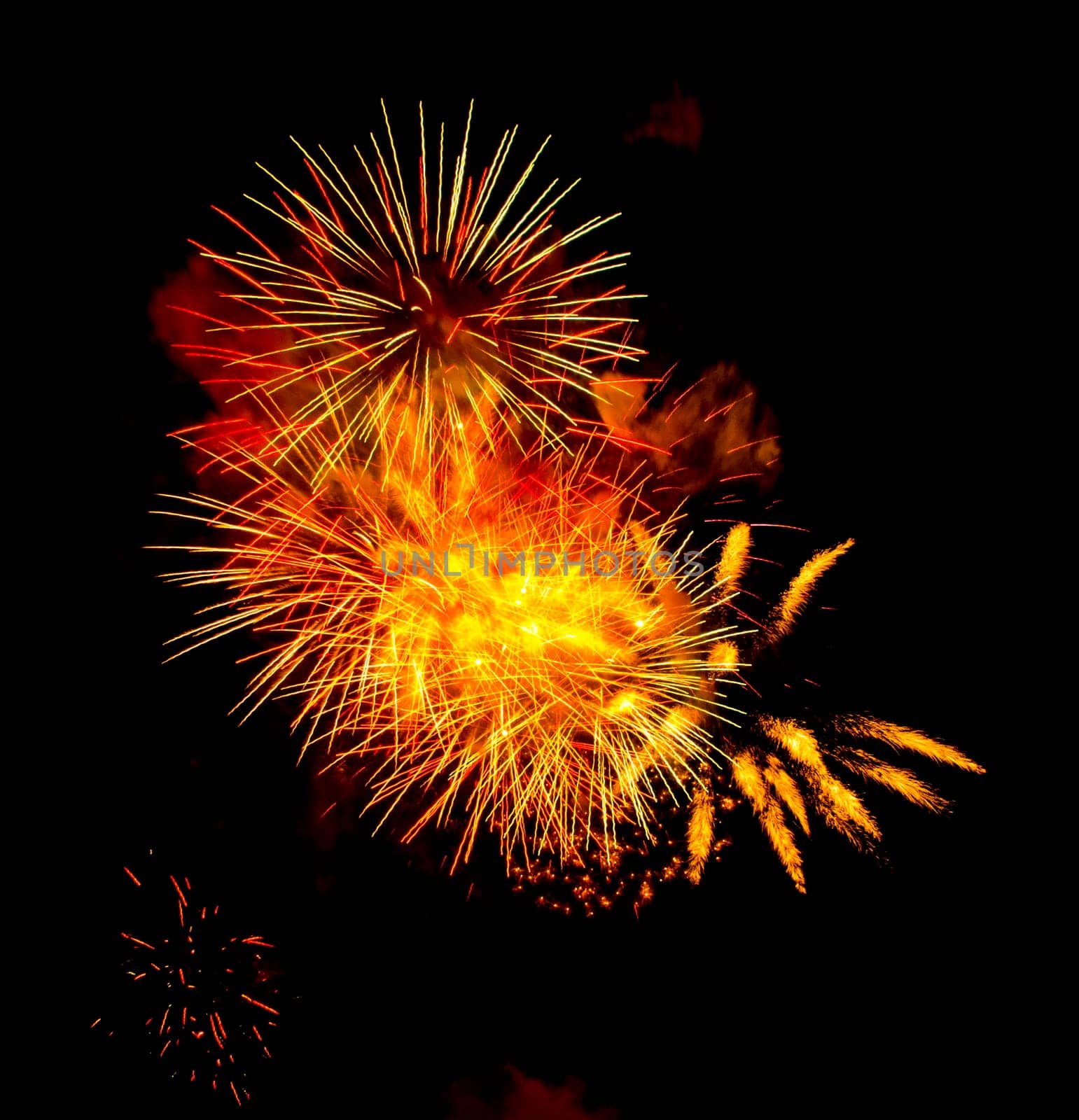 Fireworks display night - London, United Kingdom