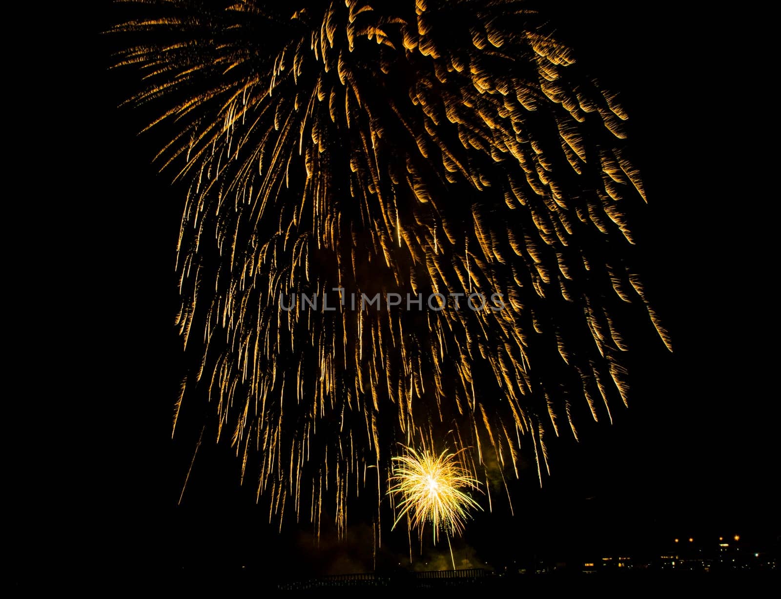 Fireworks display night - London, United Kingdom