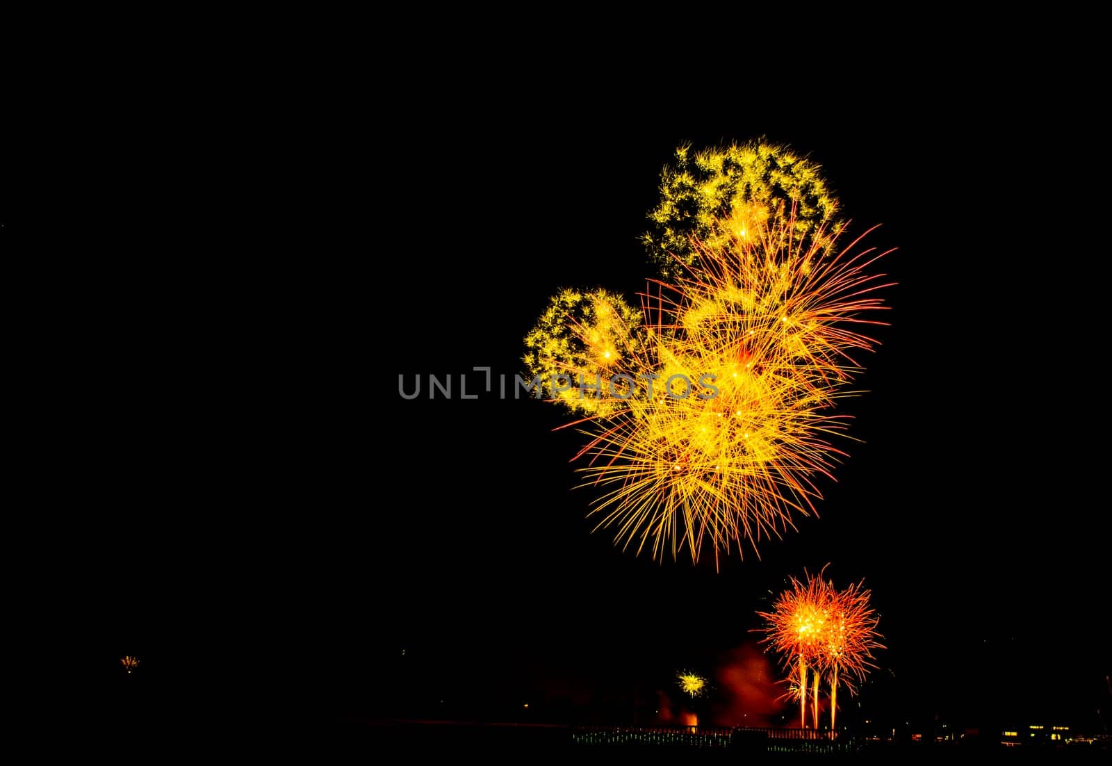 Fireworks display night - London, United Kingdom