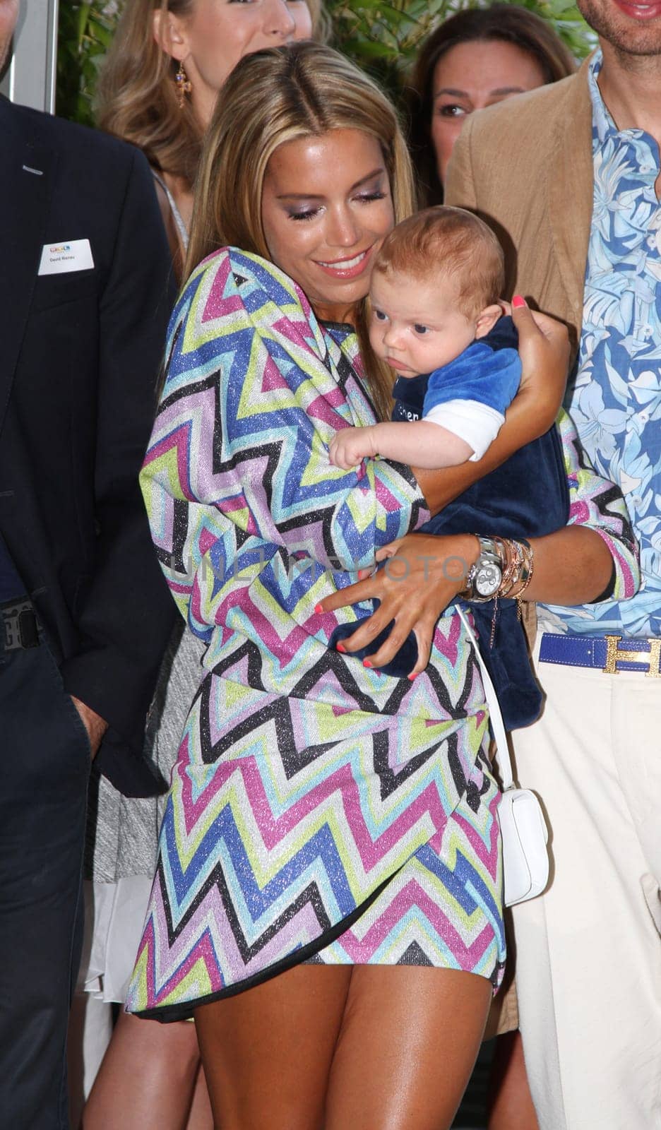Sylvie Meis with baby Alexander Lucien Rienau at the RTL Summer Party in Hamburg / Archive photos