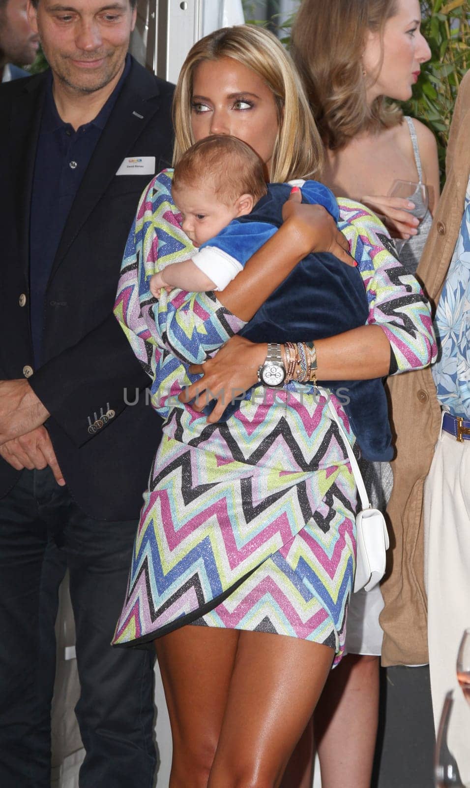 Sylvie Meis with baby Alexander Lucien Rienau at the RTL Summer Party in Hamburg / Archive photos