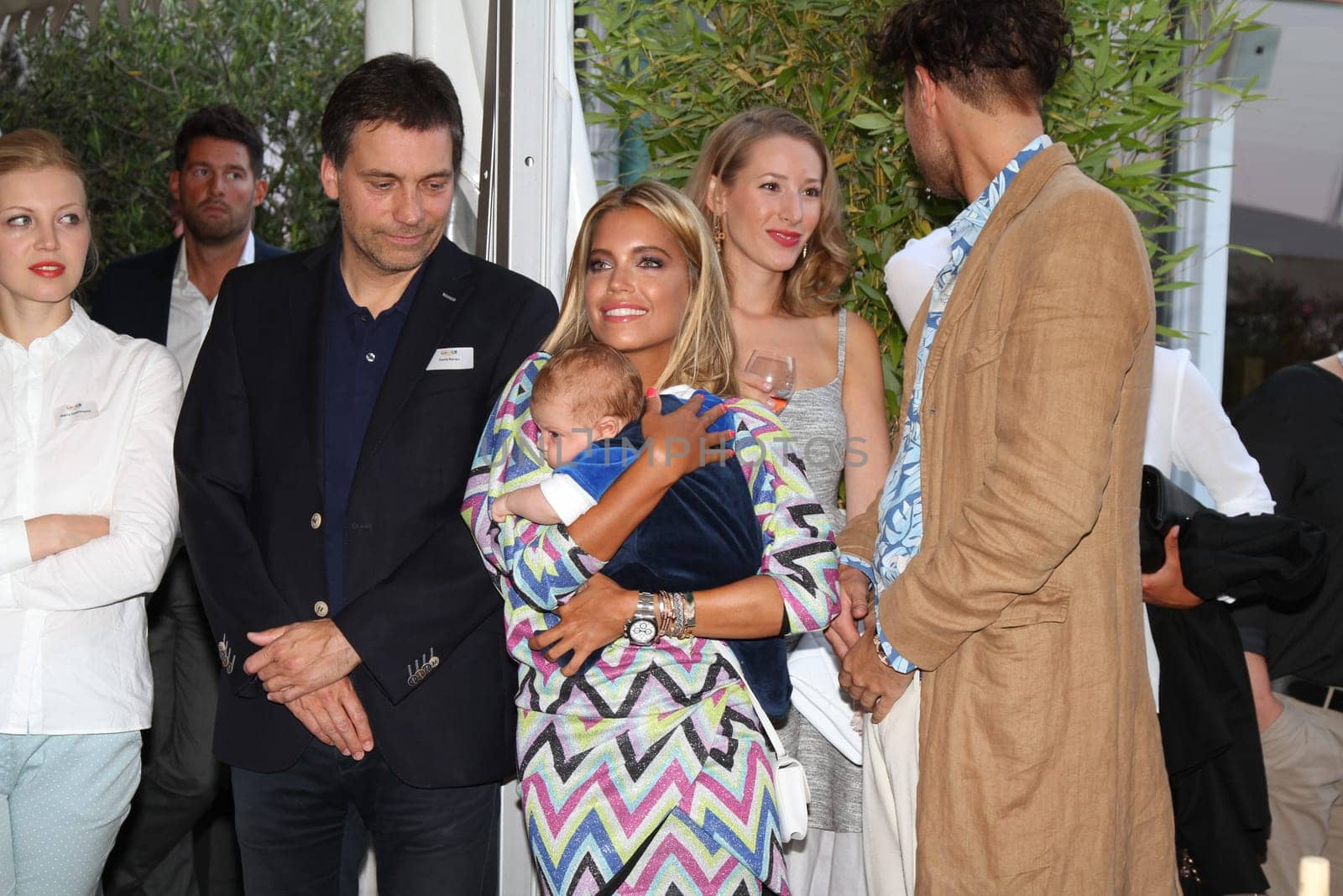 Sylvie Meis with baby Alexander Lucien Rienau and David Rinau at the RTL Summer Festival in Hamburg / Archive photos