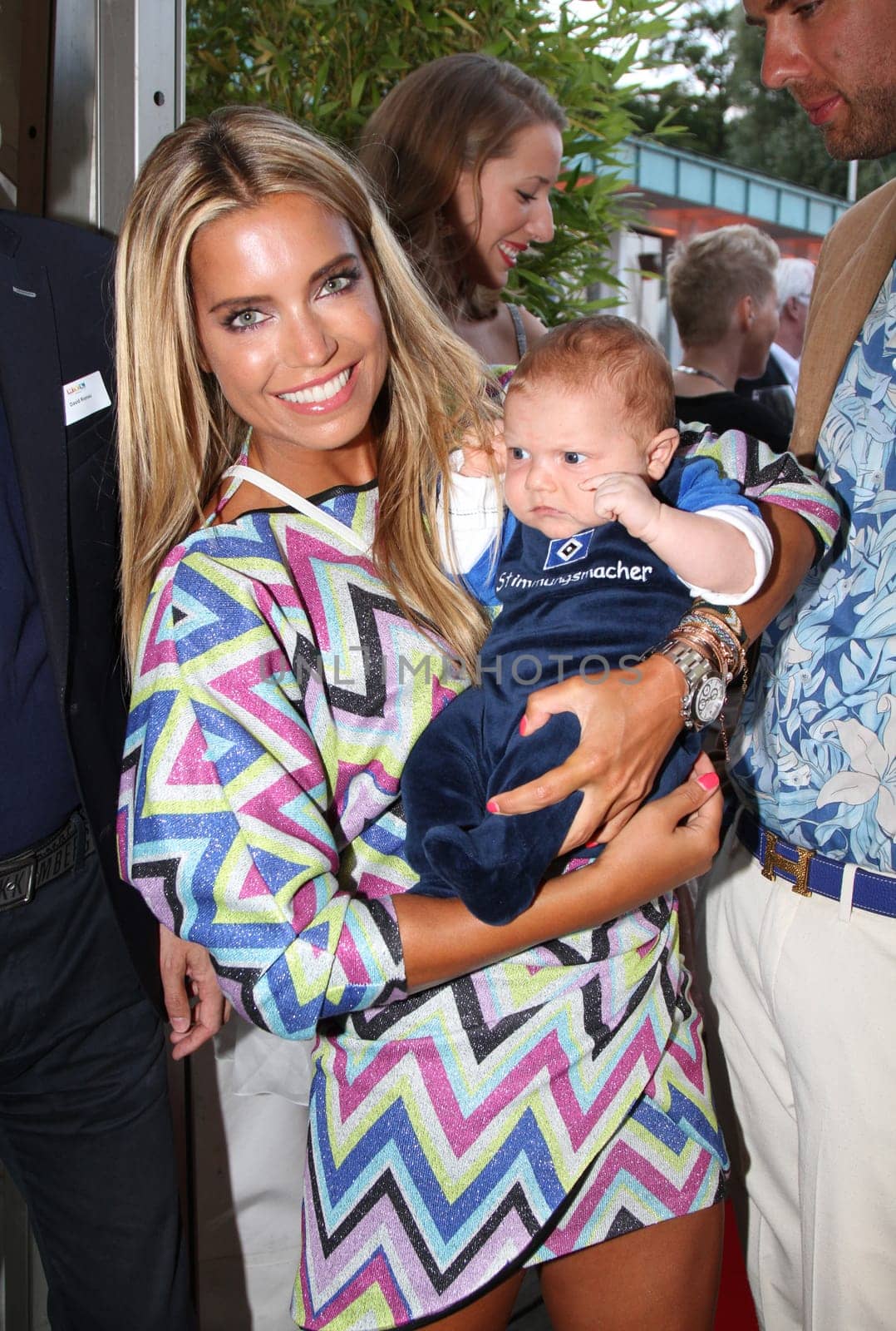 Sylvie Meis with baby Alexander Lucien Rienau at the RTL Summer Party in Hamburg / Archive photos