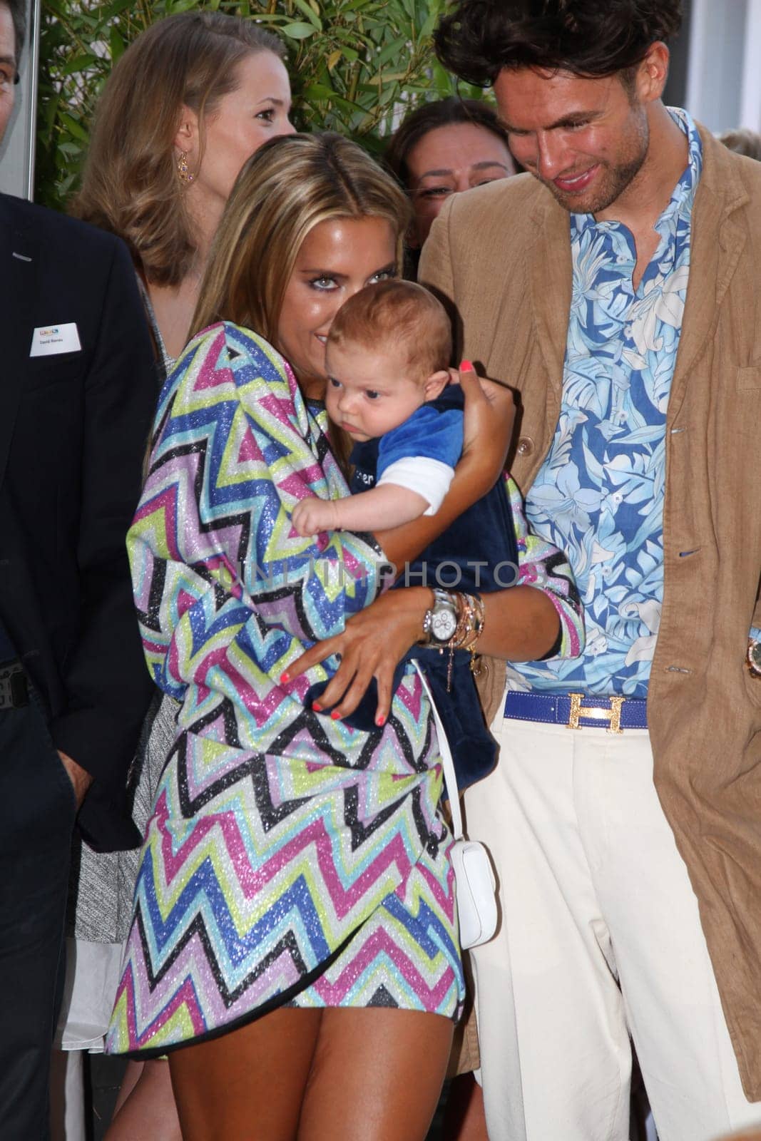 Sylvie Meis with baby Alexander Lucien Rienau and Andre Borchers at the RTL Summer Festival in Hamburg / Archive photos
