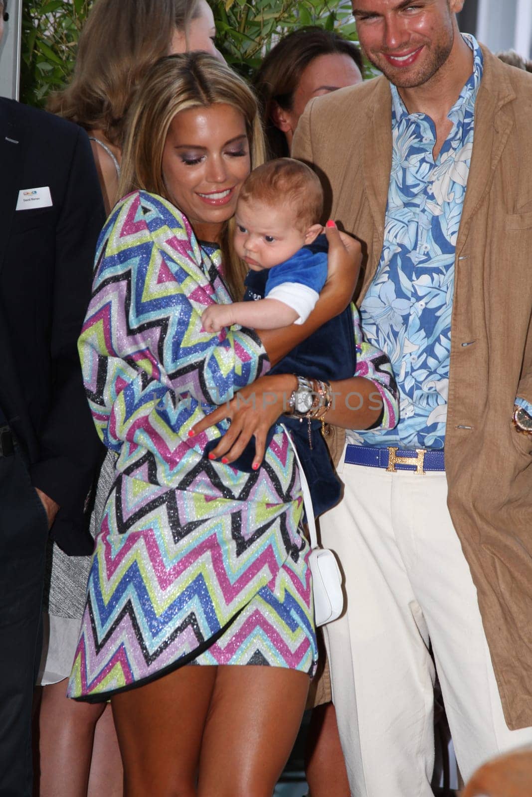 Sylvie Meis with baby Alexander Lucien Rienau and Andre Borchers at the RTL Summer Festival in Hamburg / Archive photos