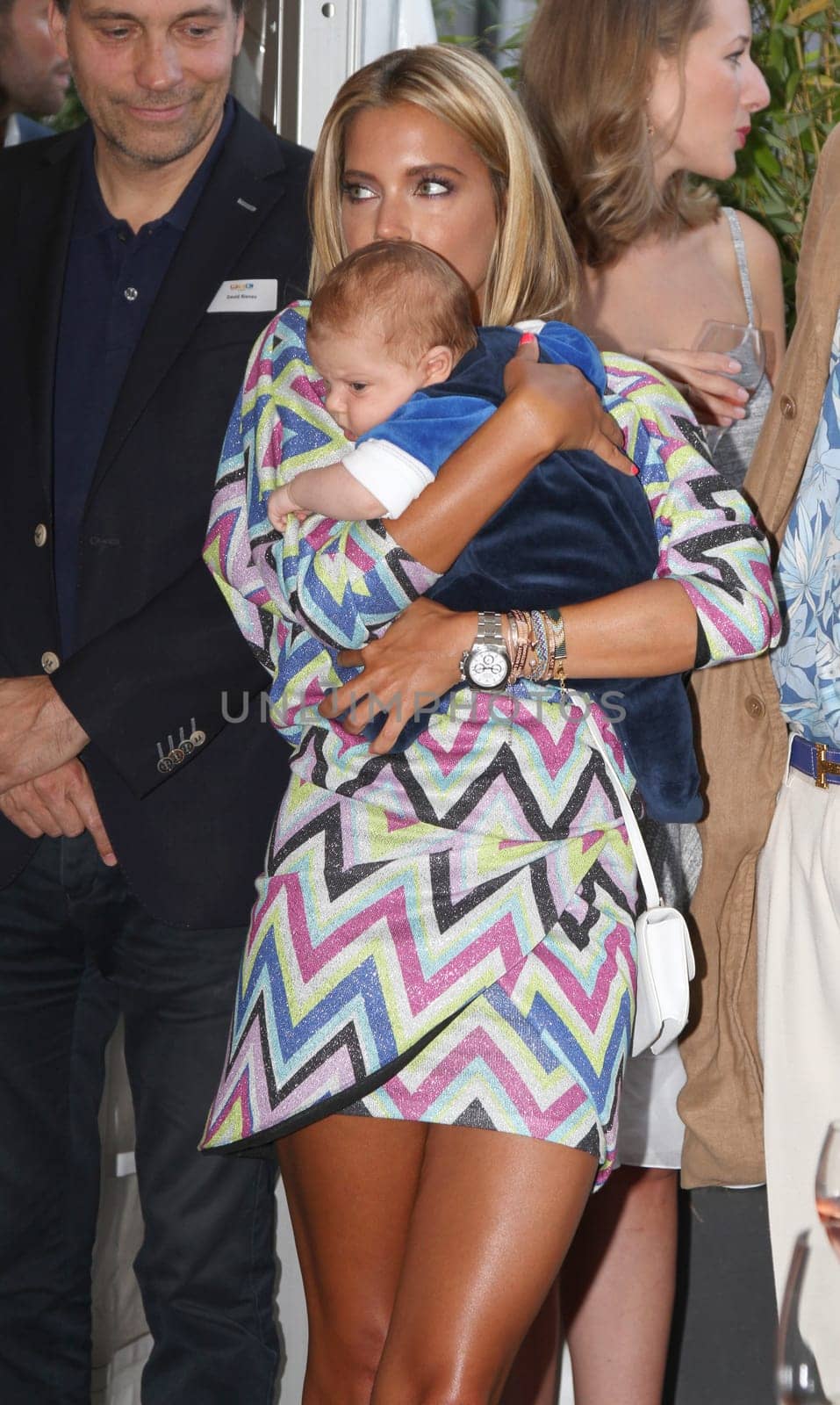 Sylvie Meis with baby Alexander Lucien Rienau at the RTL Summer Party in Hamburg / Archive photos