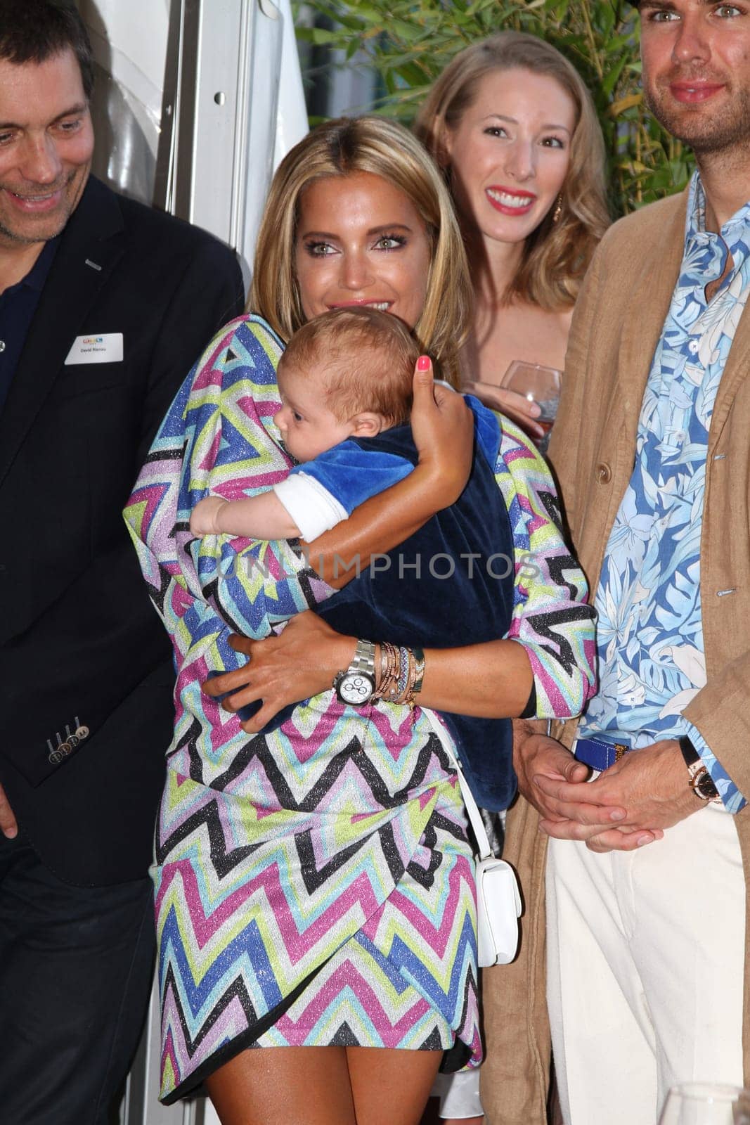 Sylvie Meis with baby Alexander Lucien Rienau at the RTL Summer Party in Hamburg / Archive photos