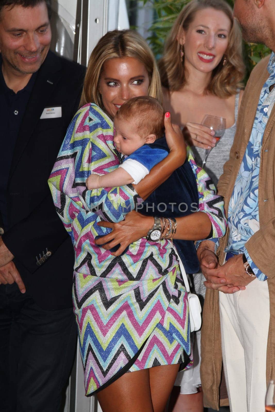 Sylvie Meis with baby Alexander Lucien Rienau at the RTL Summer Party in Hamburg / Archive photos