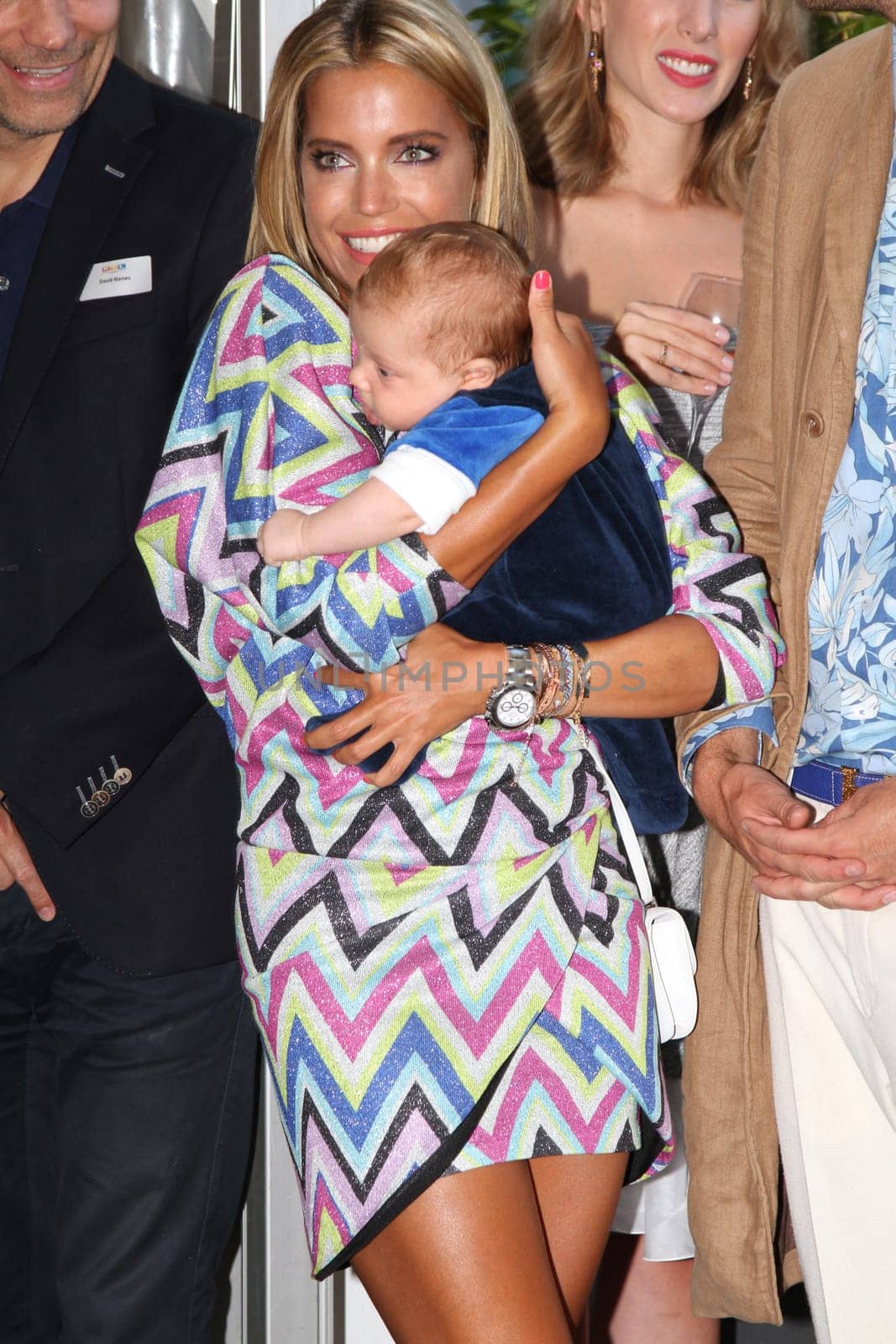Sylvie Meis with baby Alexander Lucien Rienau at the RTL Summer Party in Hamburg / Archive photos