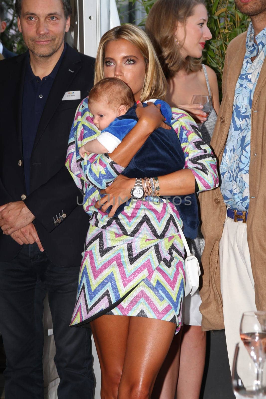 Sylvie Meis with baby Alexander Lucien Rienau at the RTL Summer Party in Hamburg / Archive photos