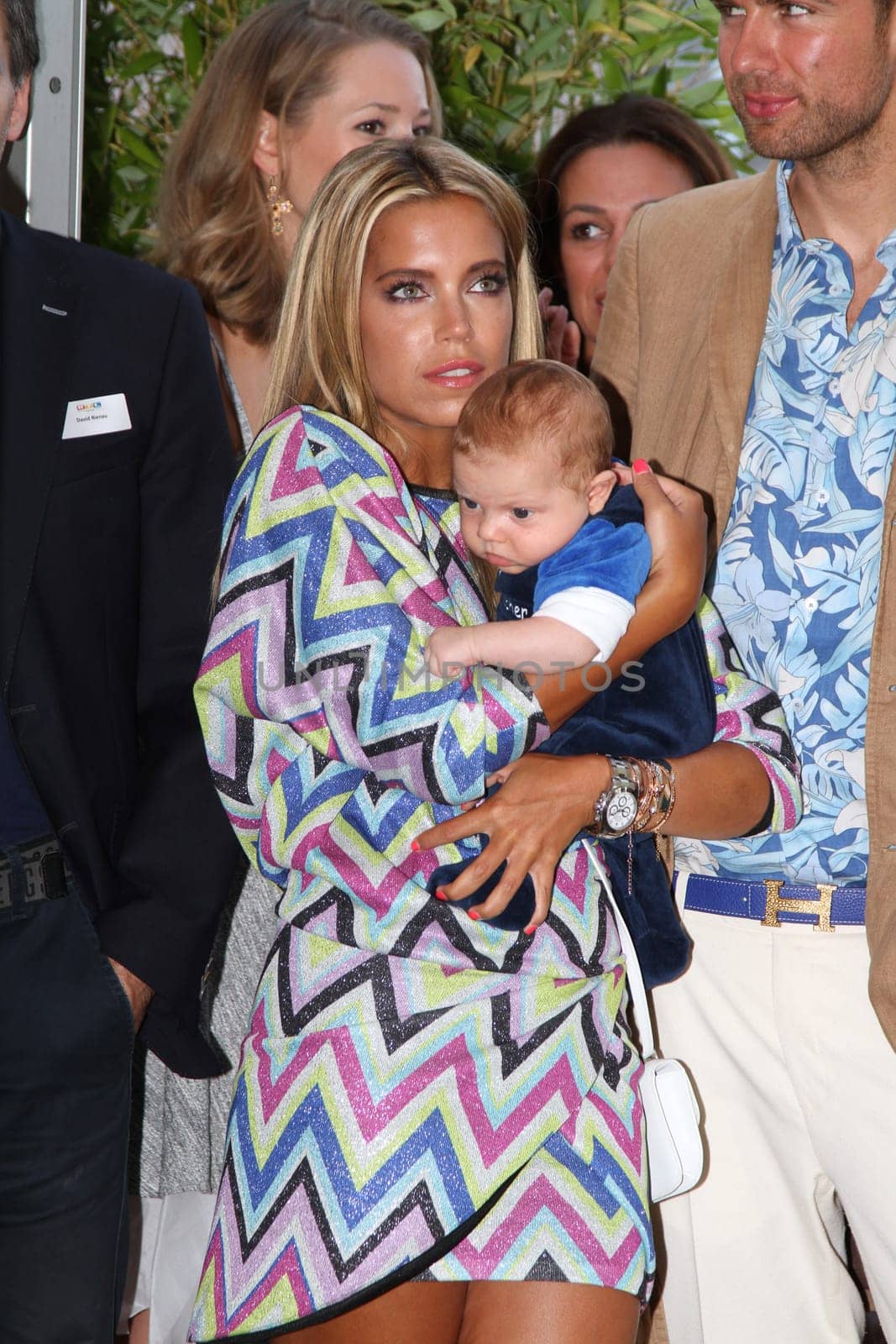 Sylvie Meis with baby Alexander Lucien Rienau at the RTL Summer Party in Hamburg / Archive photos