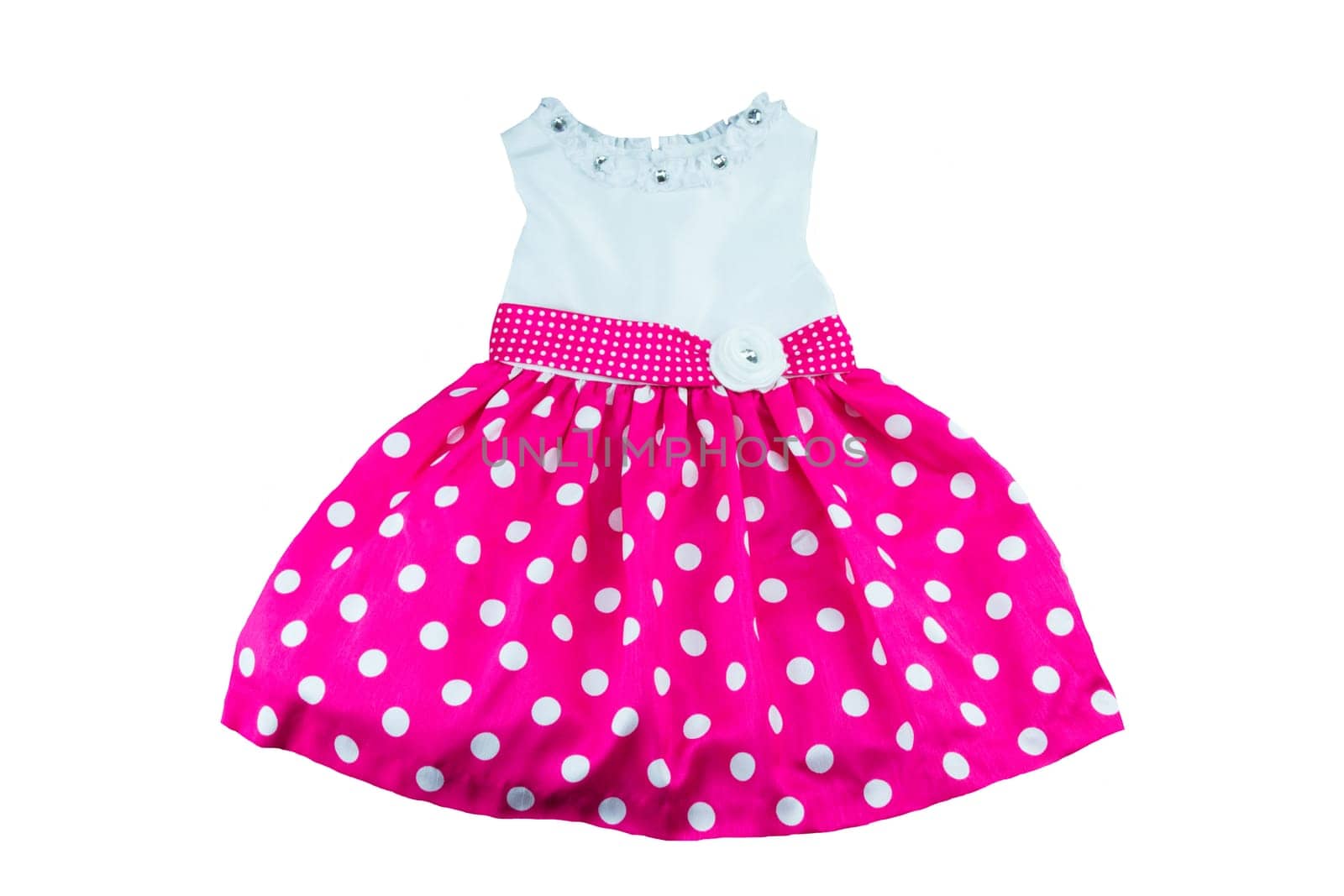 Dress for little girl with glittering stones