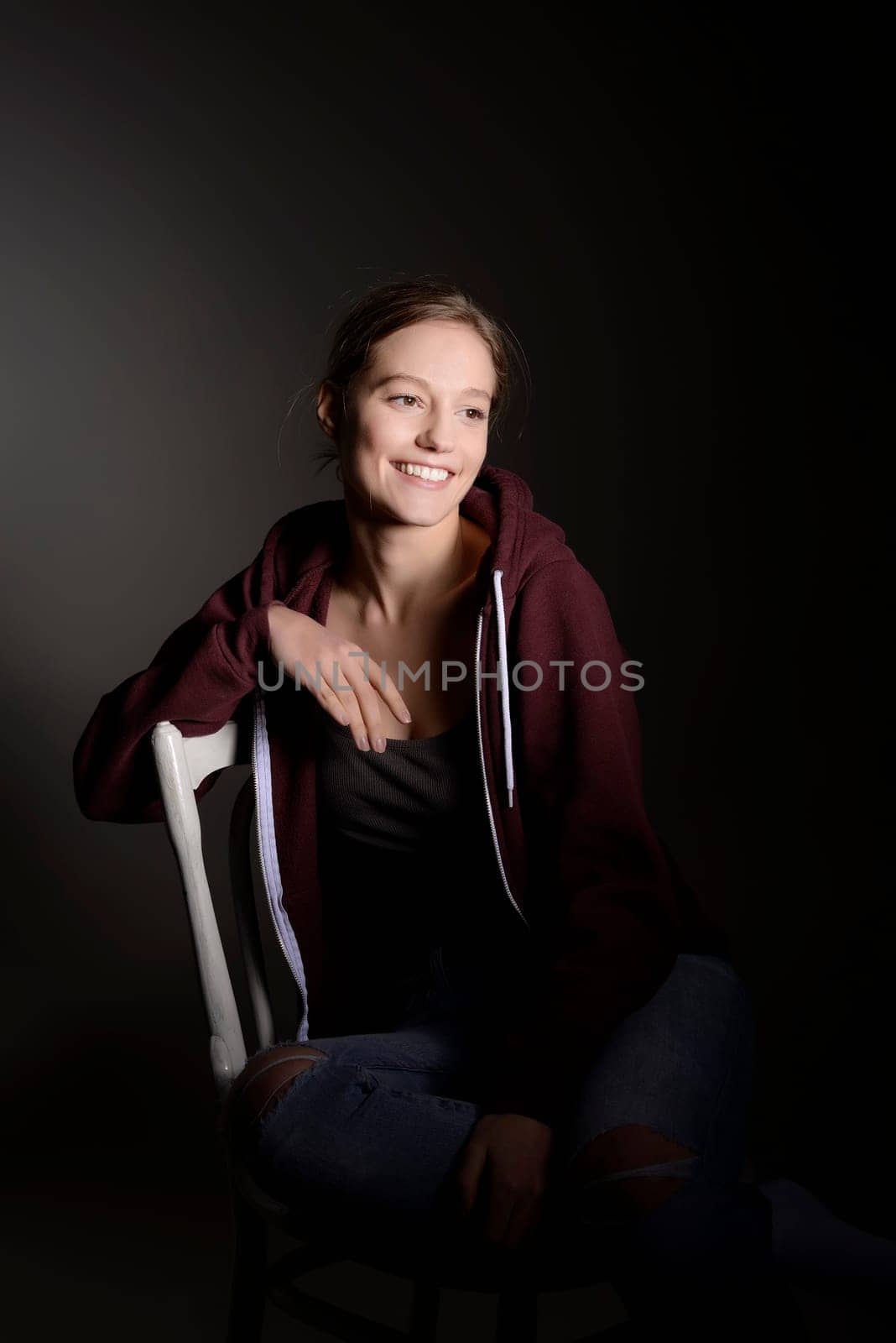 happy young woman