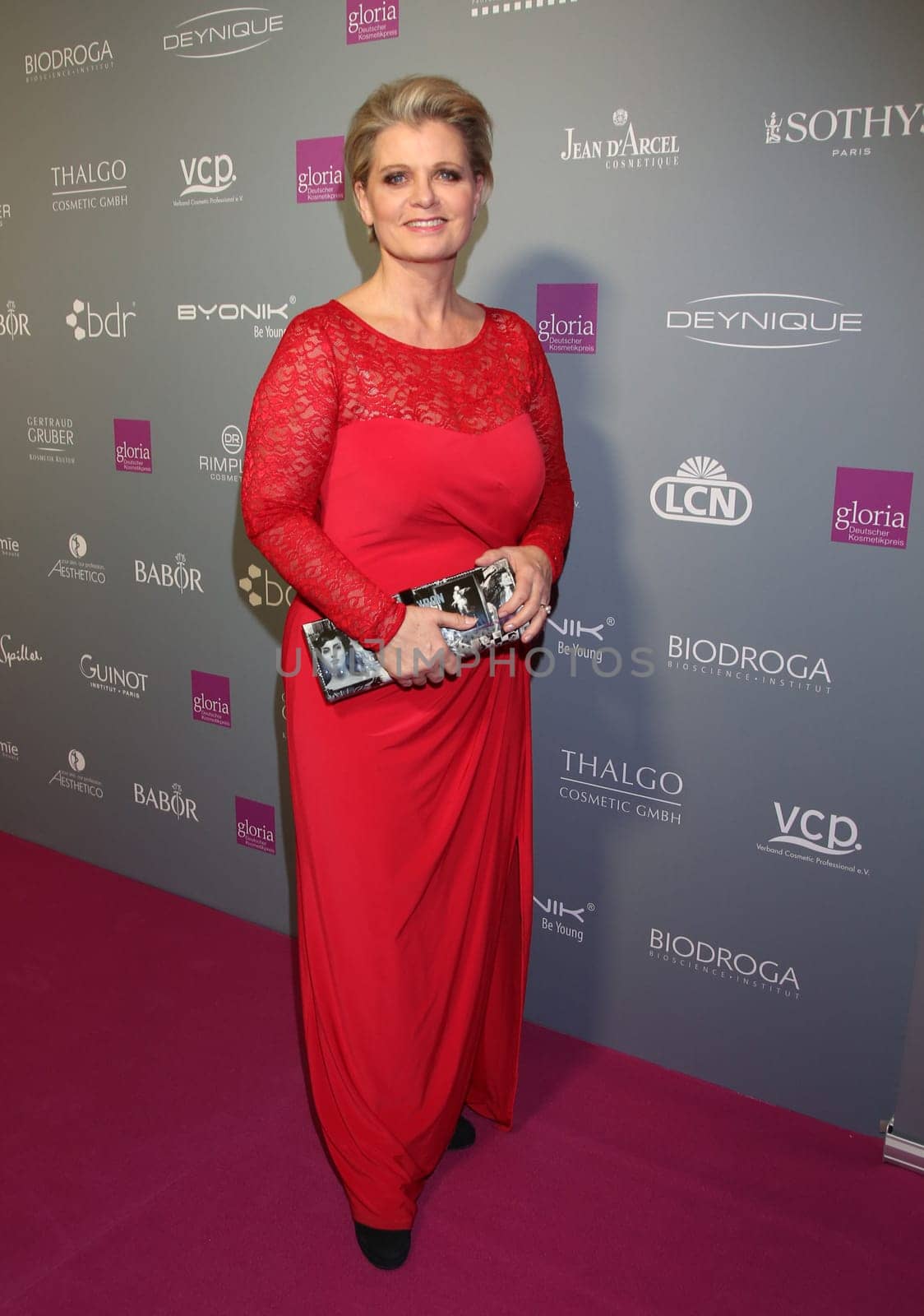 Andrea Spatzek,. Presentation of the Gloria - German Cosmetics Award 2018 at the Hilton Düsseldorf