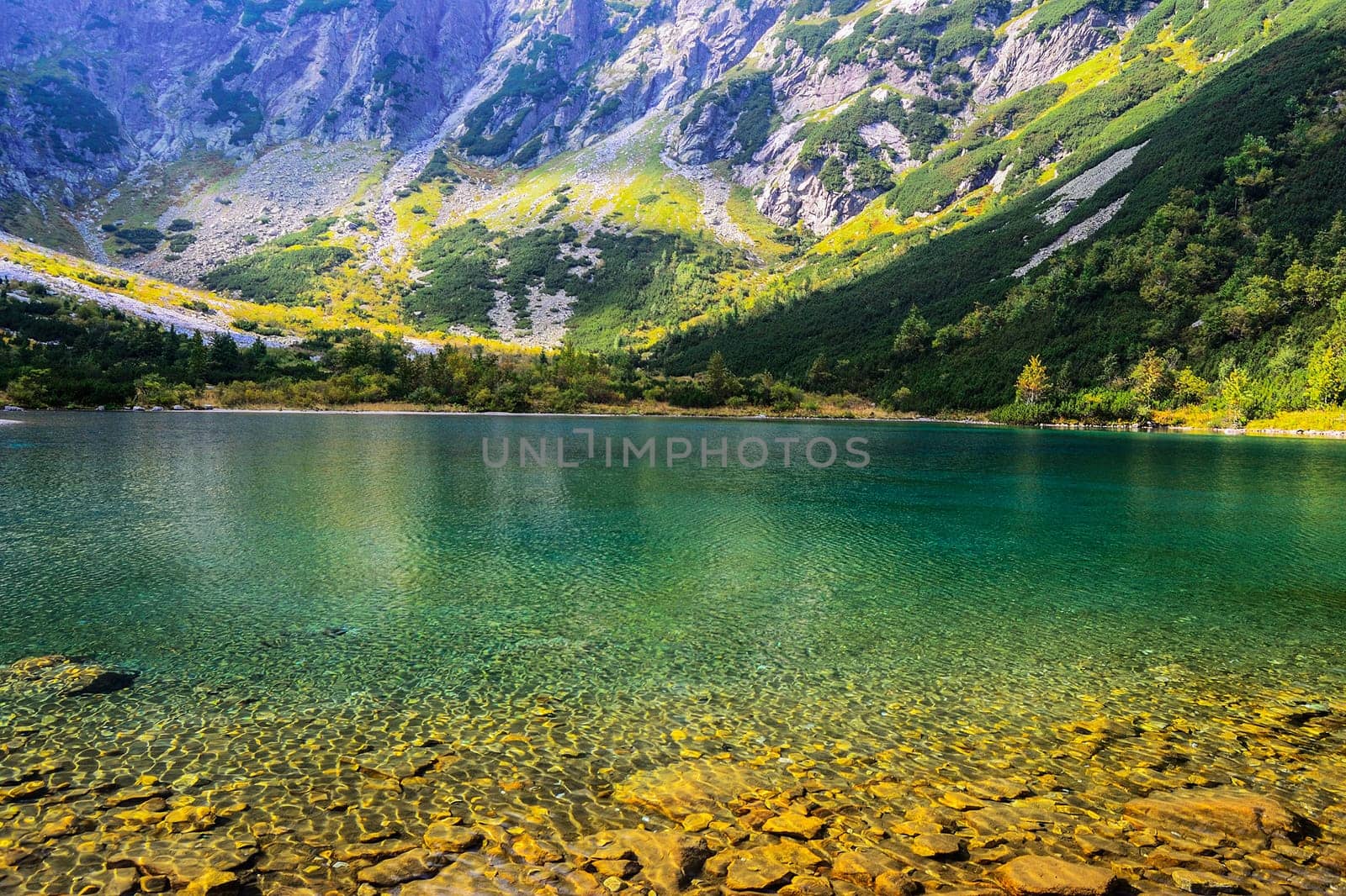 Green Lake in High Tatra Mountains, Slovakia