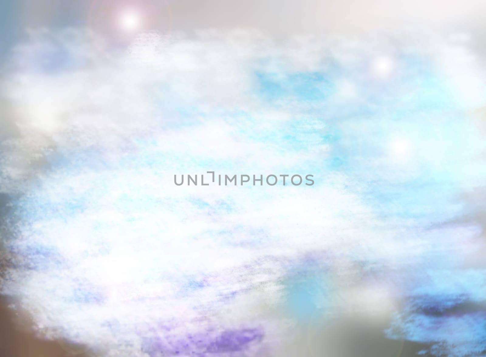 Sky and some dark cloudes show the start of a storm, abstract illustration