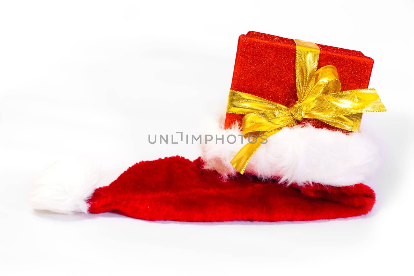 Christmas ornaments and gift box