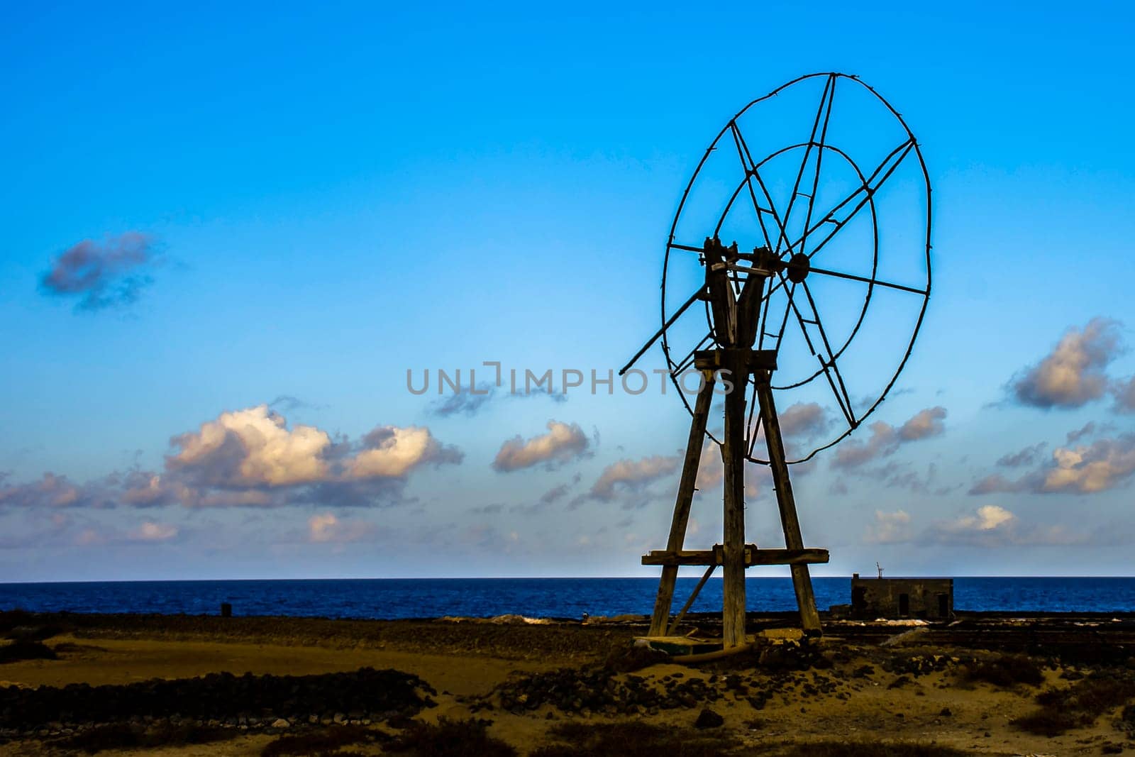 Traditional salt cultivation in Los Cocoteros, Guatiza, Lanzarote, Canary Islands, Spain