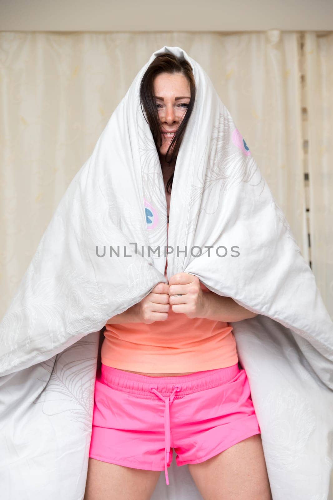 Woman in bed