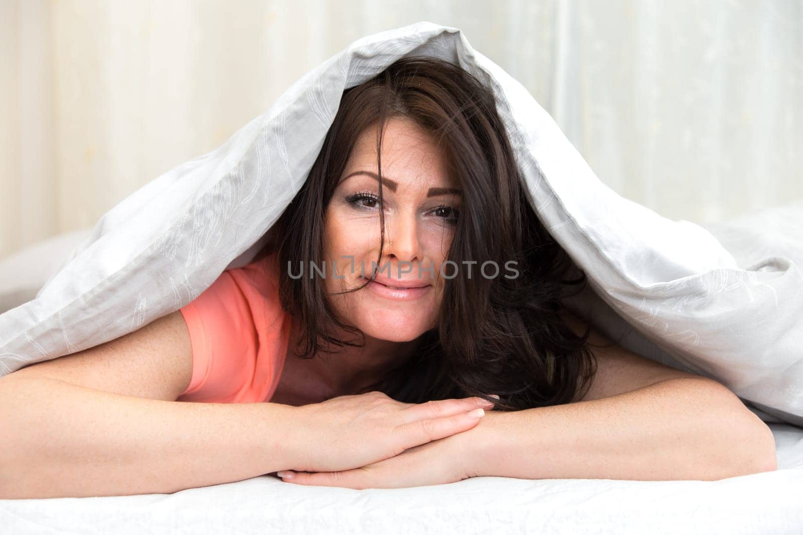 Woman in bed