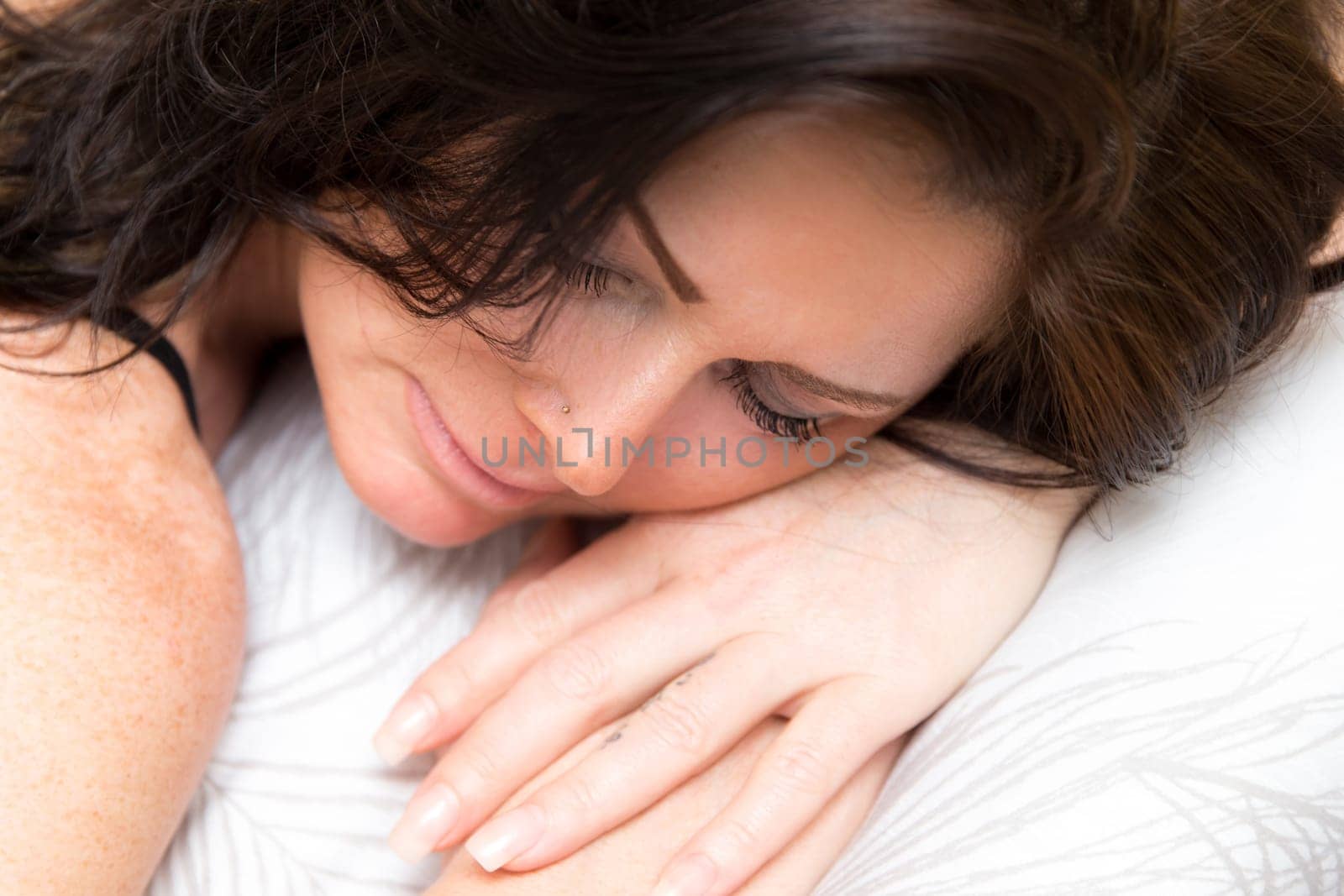 Woman in bed