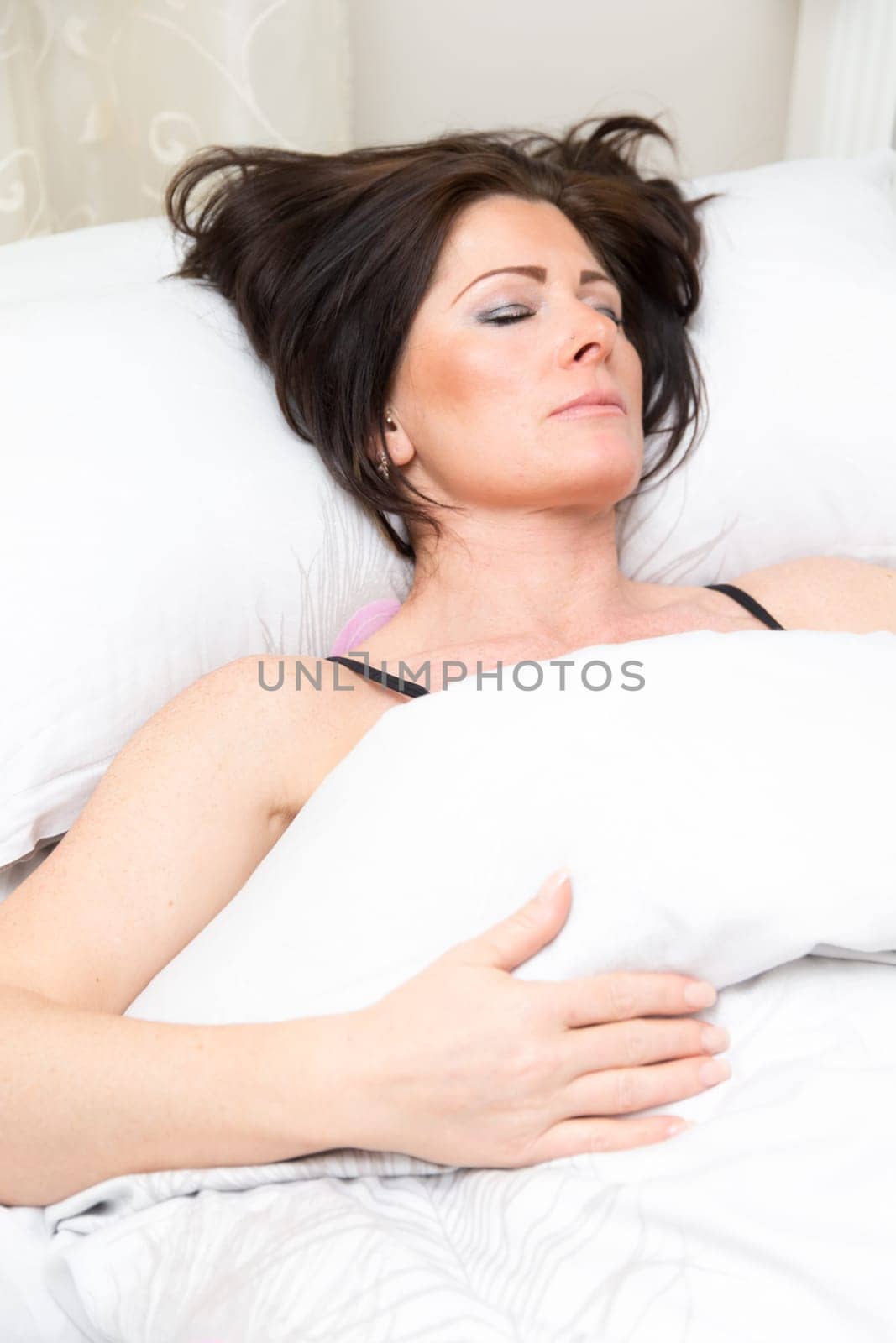 Woman in bed