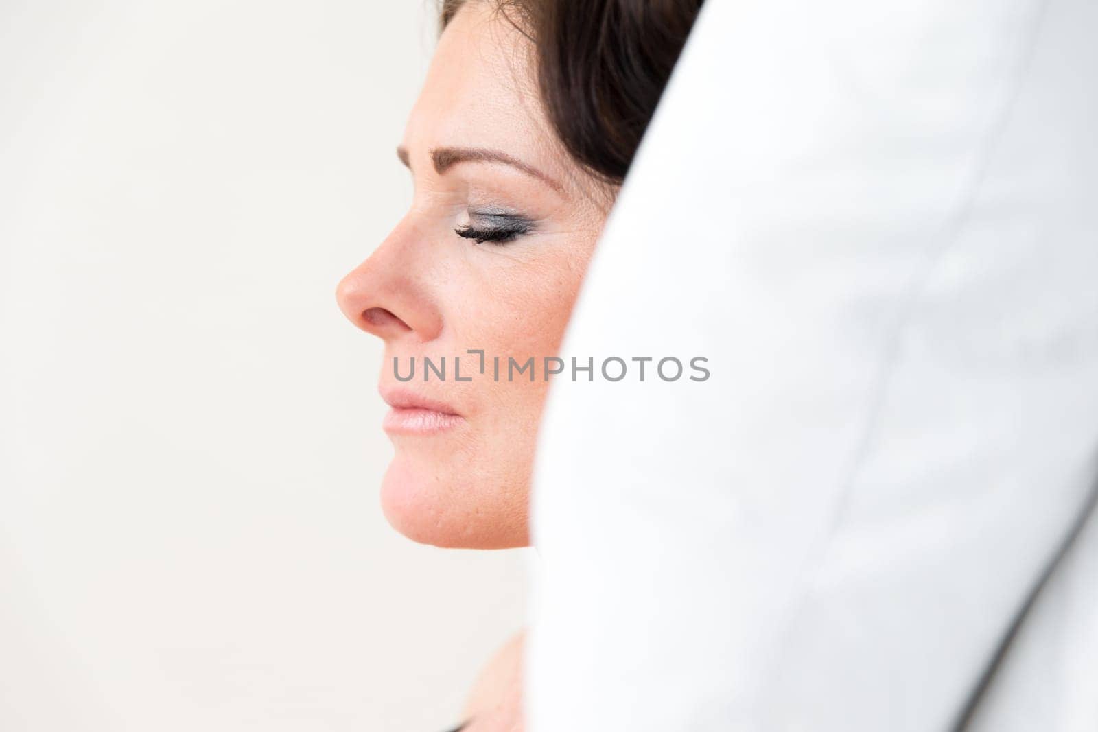 Woman in bed