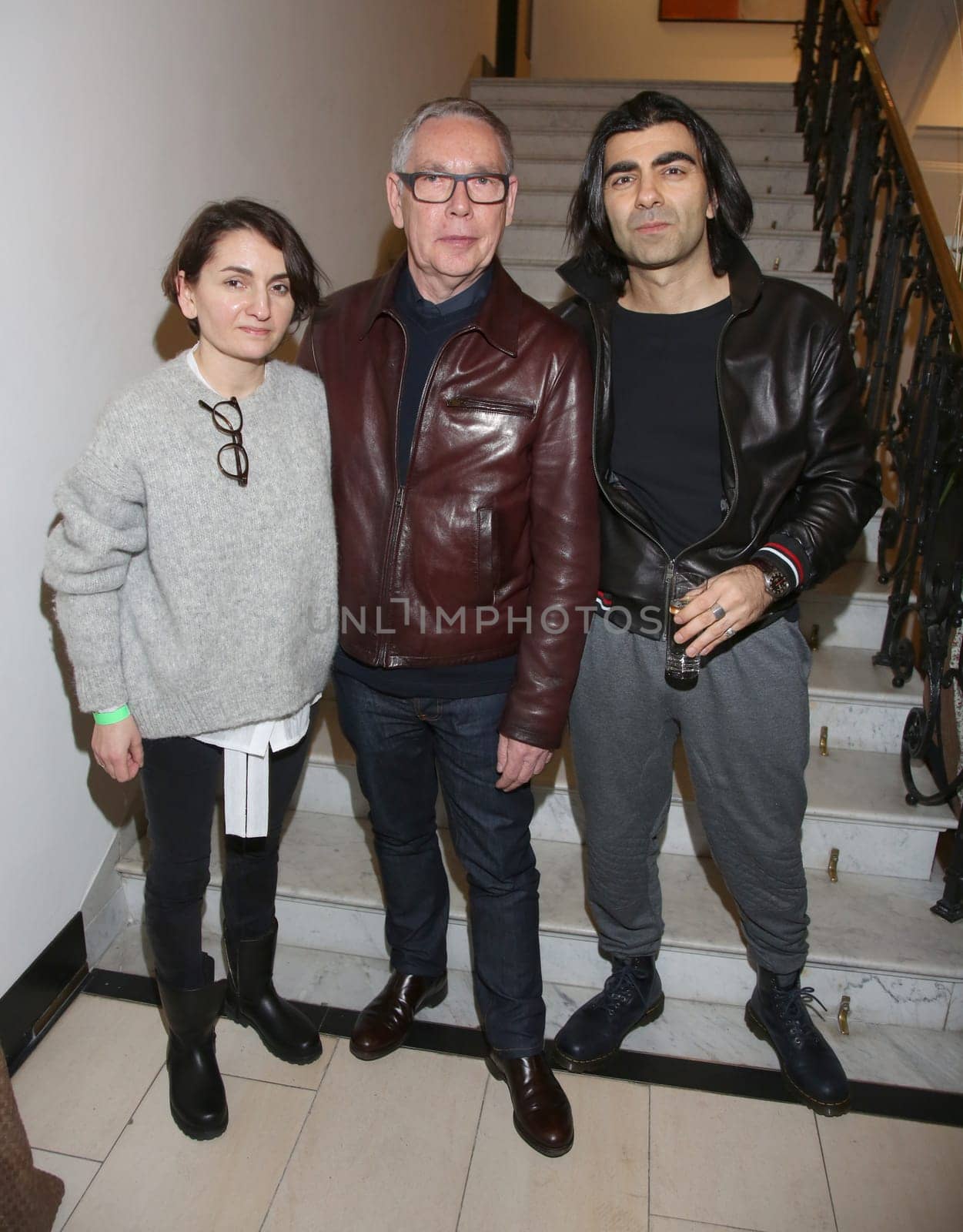 Nurhan Sekerci-Porst ,Fatih Akin ,.at the annual Hamburg Film Brunch on the occasion of the 68.  International Film Festival in Berlin at the representation of the Free and Hanseatic City of Hamburg in Berlin.