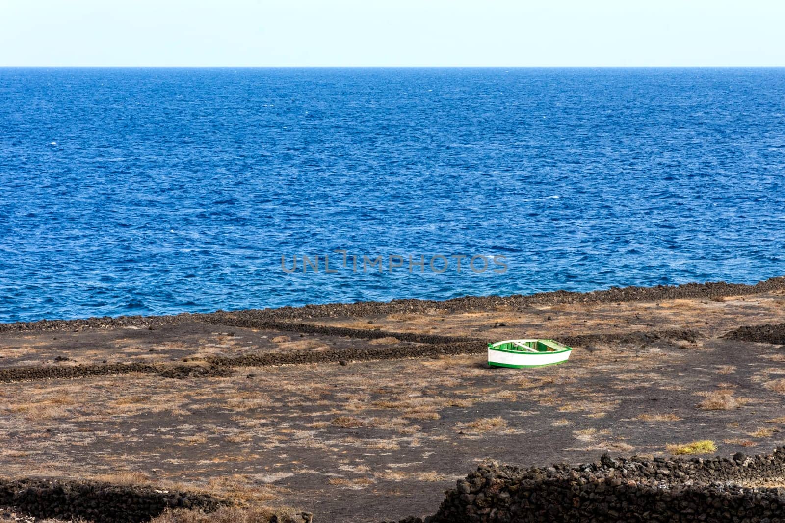 Empty boat - Lanzarote, Canary Islands, Spain