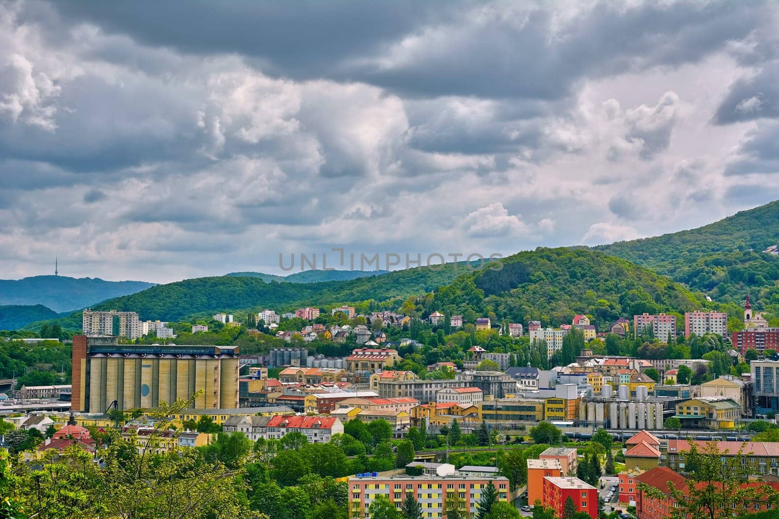 View of Usti Nad Labem, Czech Republic
