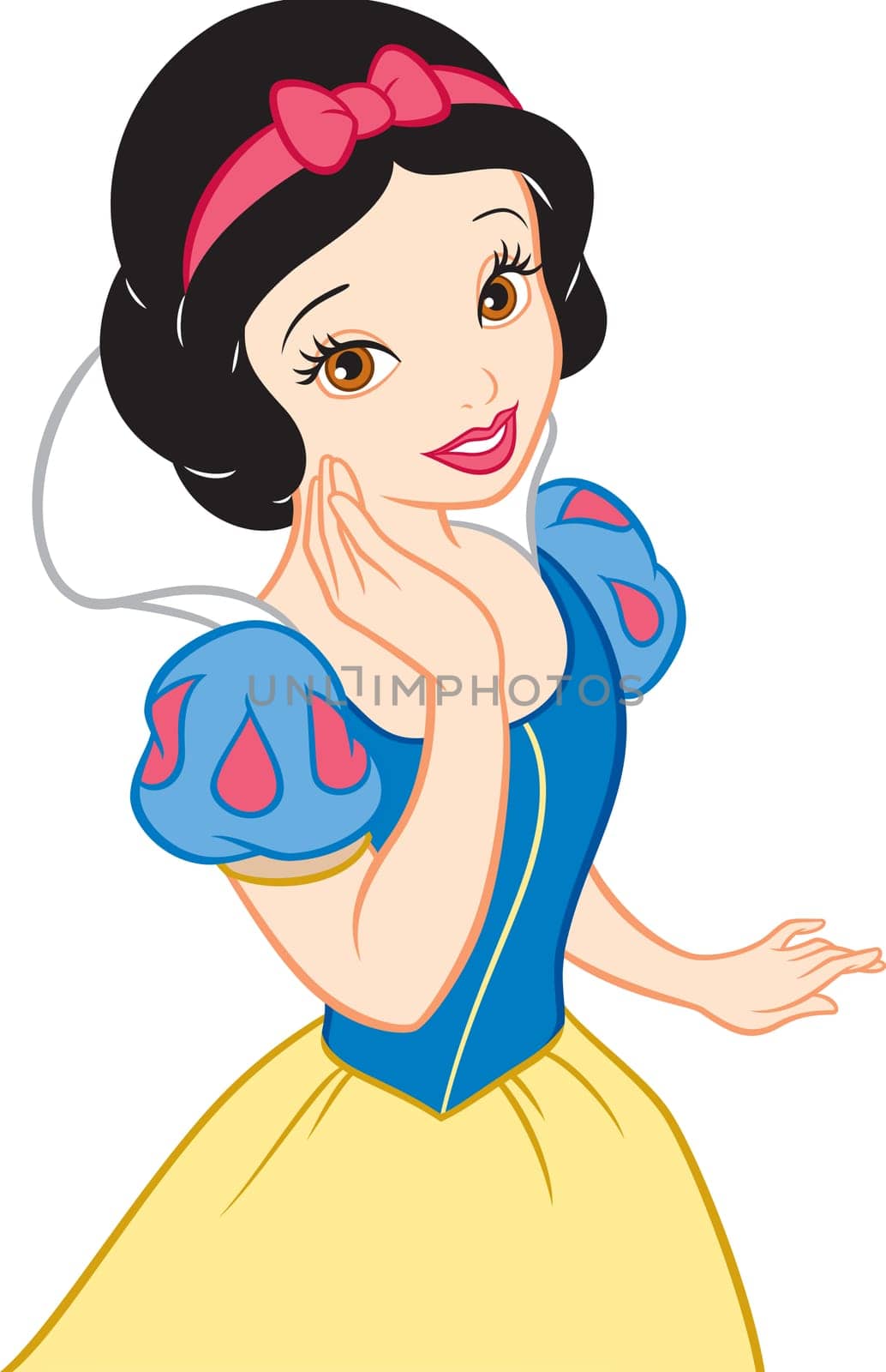 snow white princess illustration beauty fairytale cartoon