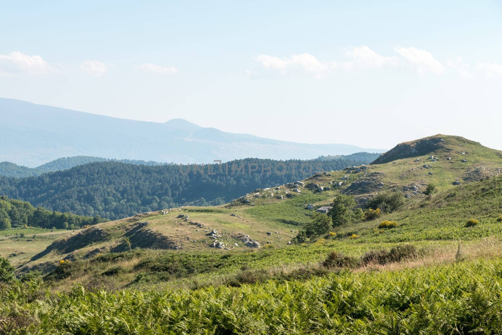 Mountain landscape in Montalbano Elicona Sicily
