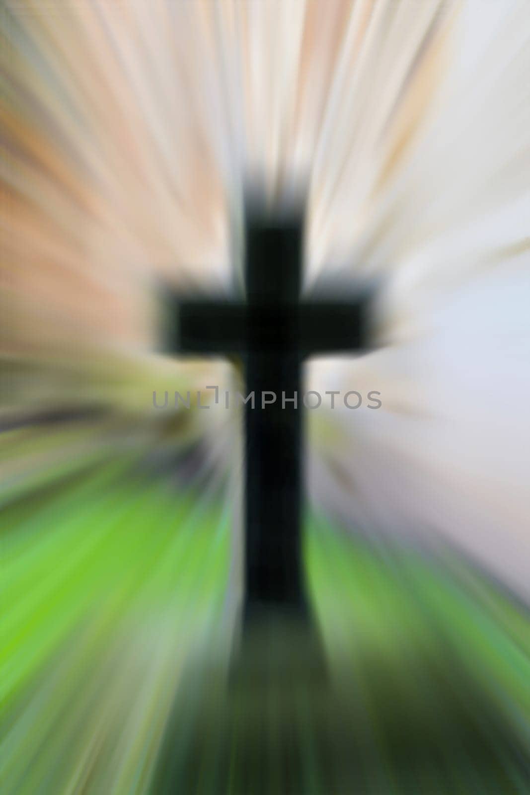 Cross in a cemetery