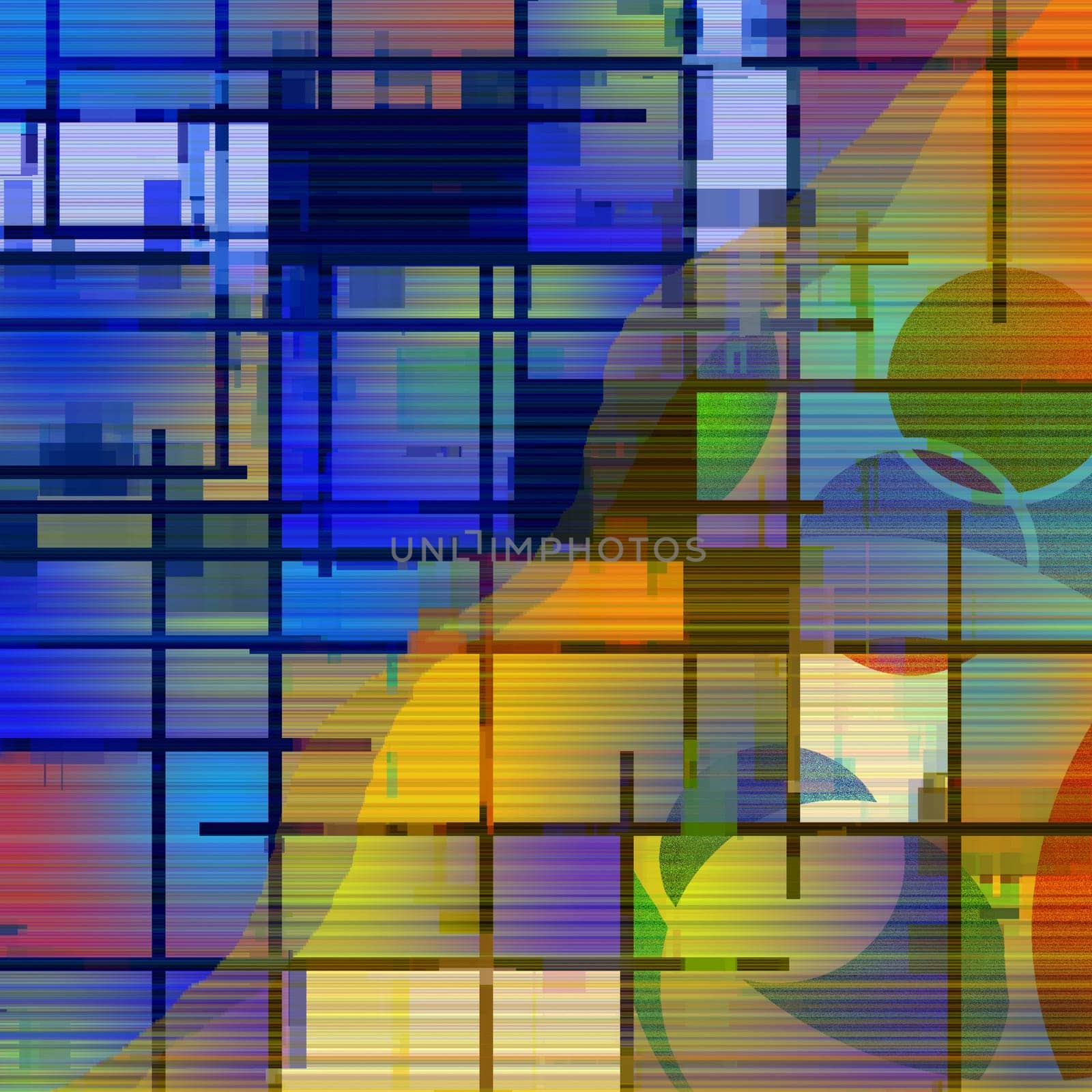 Bright Colorful Abstract Geometric Background