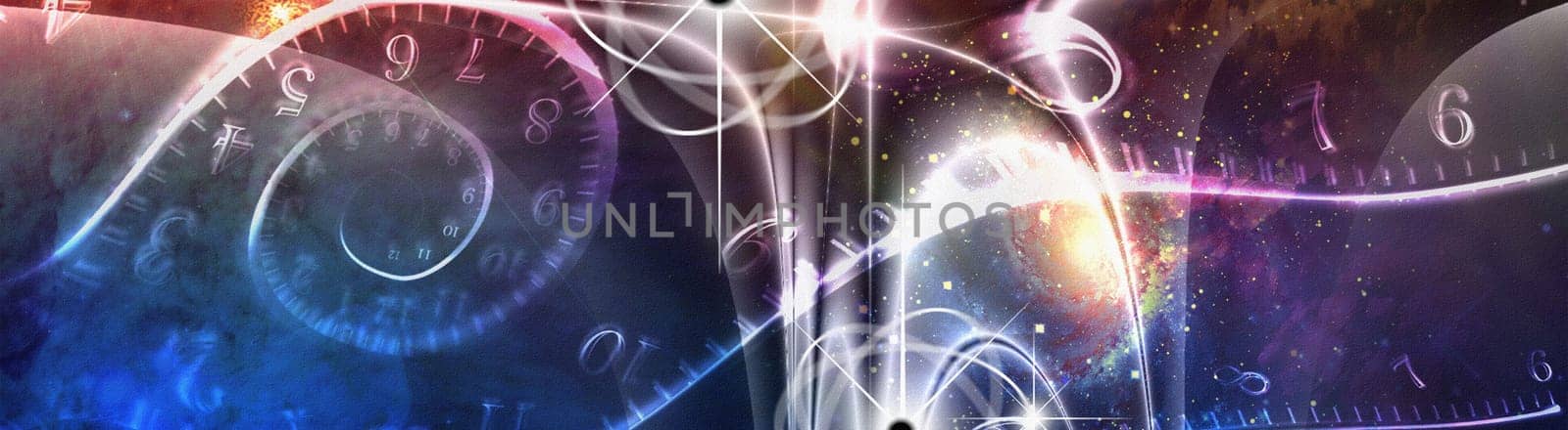 Space Time Illustration. Gravity. 3D rendering