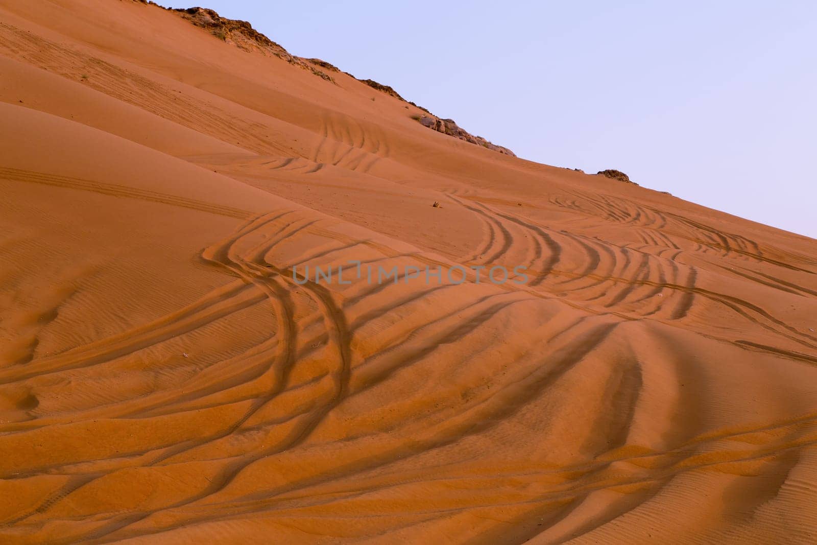The Red sand of the Pink Rock Desert, Sharjah, Dubai, UAE