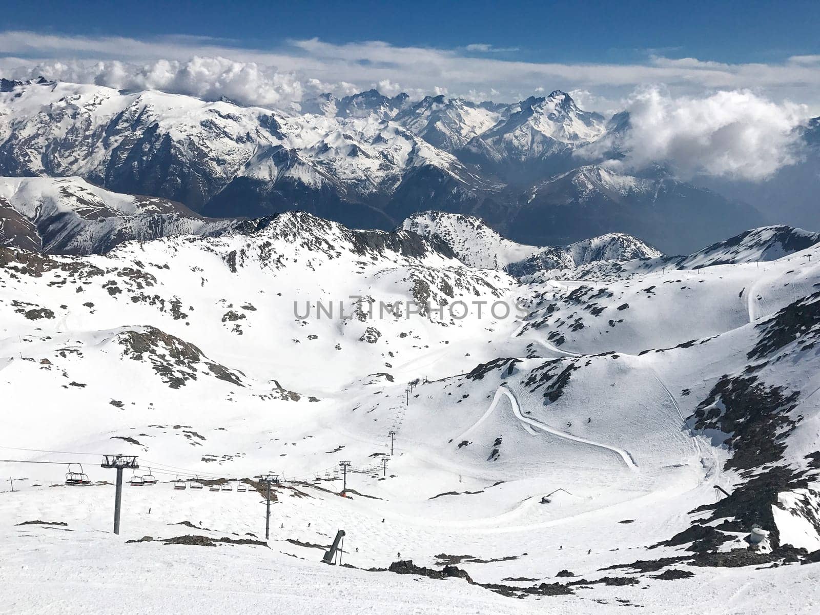 Winter images from the Ski Domain of Alpe d'Huez - France