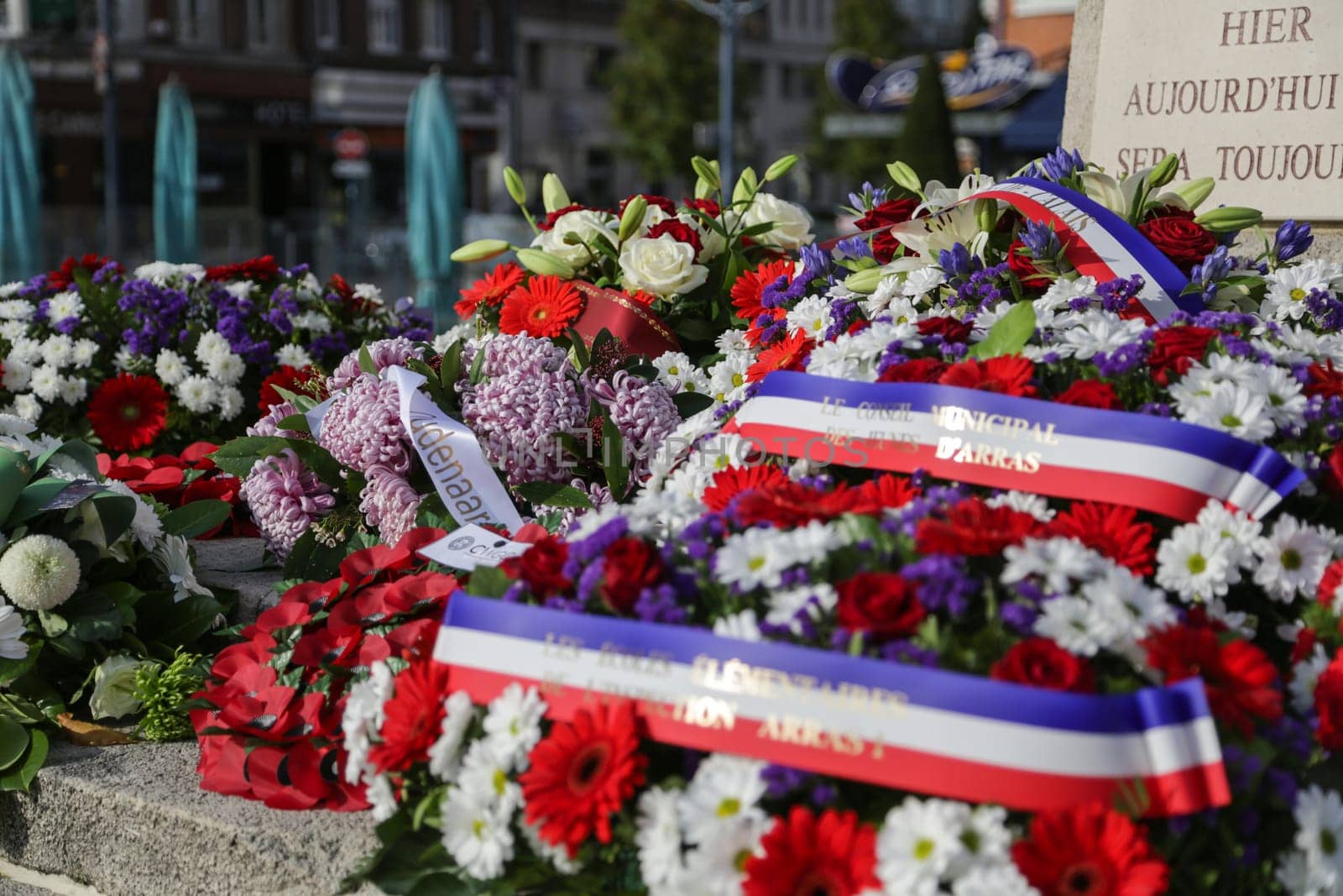 World war monument in the French Arras
