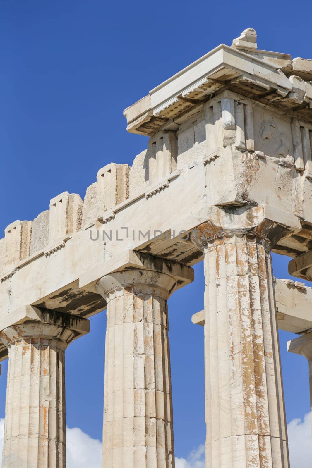 The Parthenon at the Acropolis in Athens, Greece