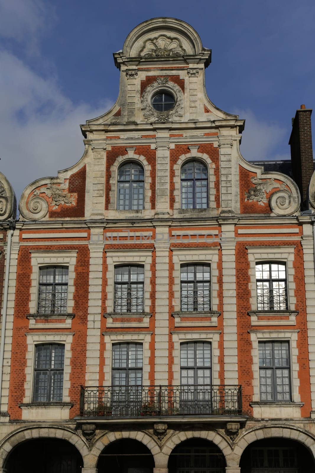 Old buildings around the Grand Place in the French Arras