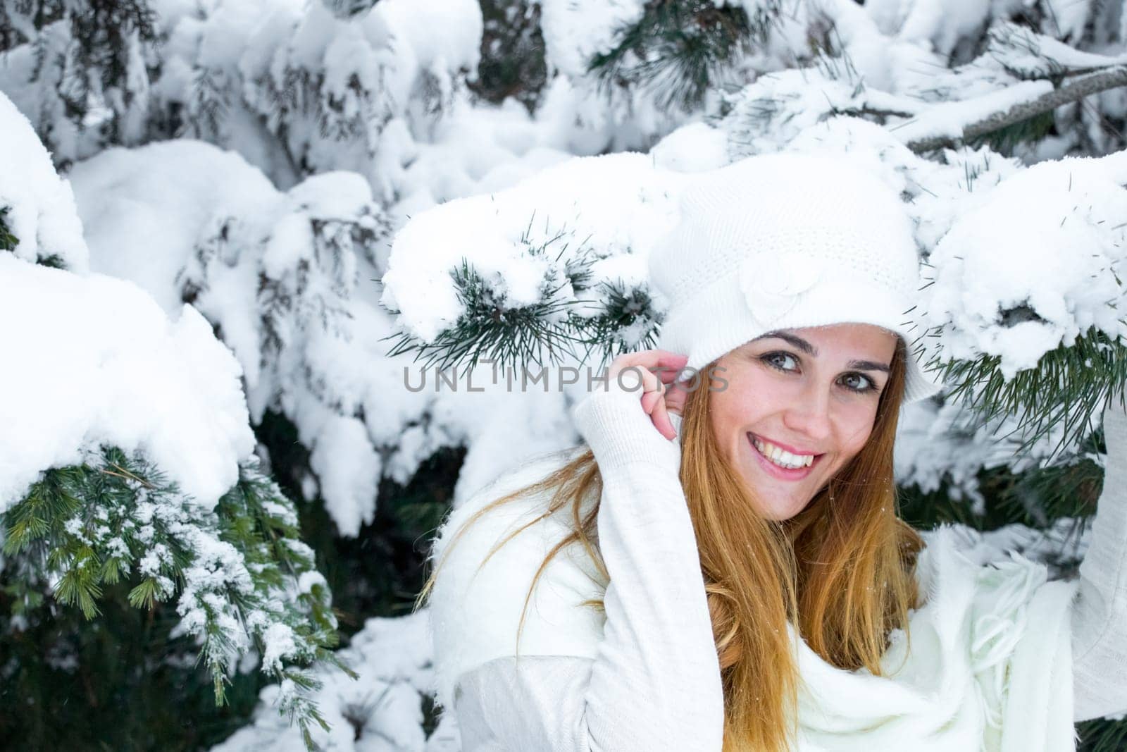 Girl in the snow