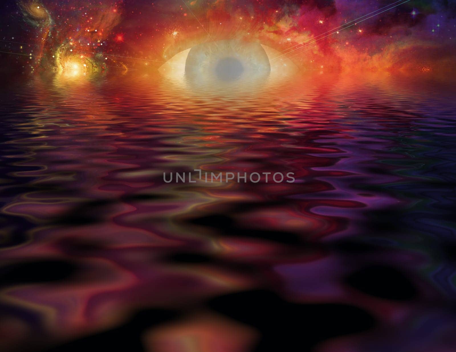Mystical Eye and reflections