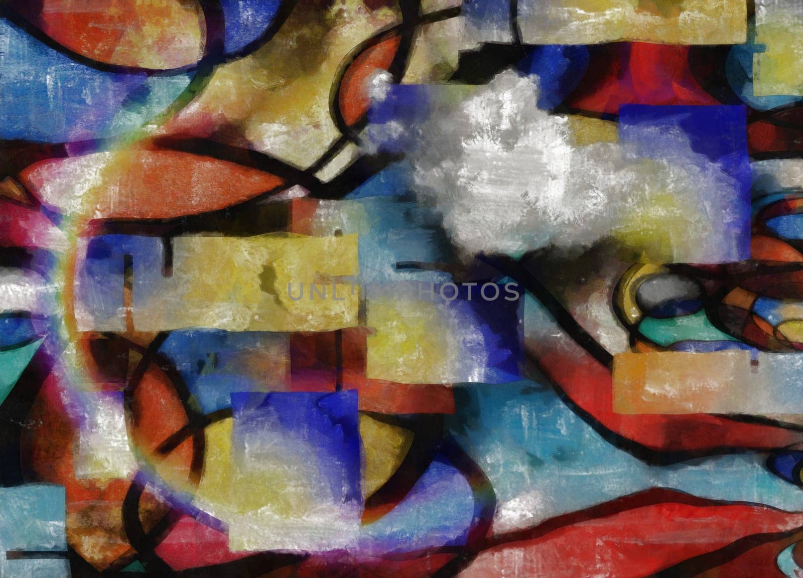 Abstract curved pattern.