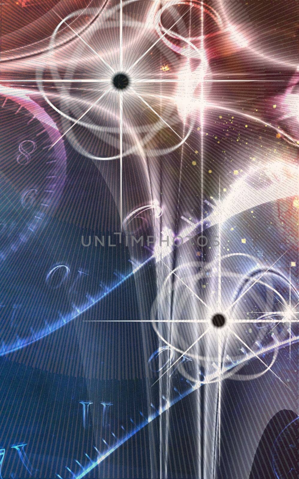 Physics. Atoms the cosmos and time